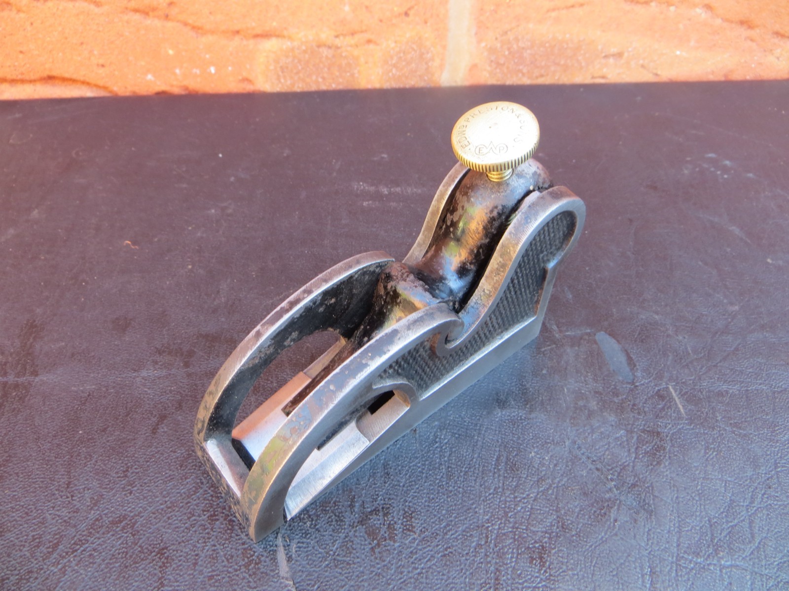 Vintage Edward Preston No. 1347 Iron Bullnose Rabbet Plane