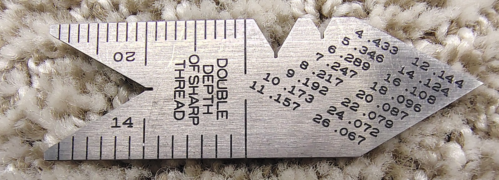 🗽 LUFKIN THREAD GAGE AND TOOLMAKER BUILT ANGLE GAGE