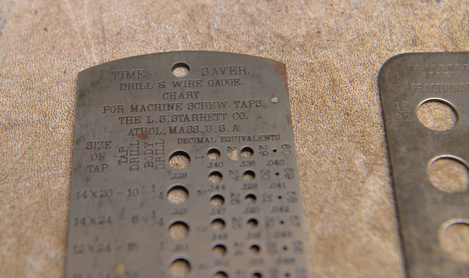 Starrett No 185 machinist gauge General #14 Brown & Sharpe 705 & Wire US/metric