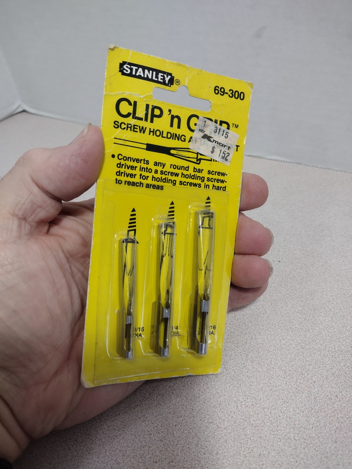 Stanley Clip ’n Grip Screw Holding Attachment 69-300 New Old Stock (v427)