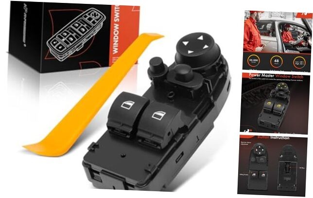 Driver Side Master Power Window Switch Compatible with BMW 328i, 328xi