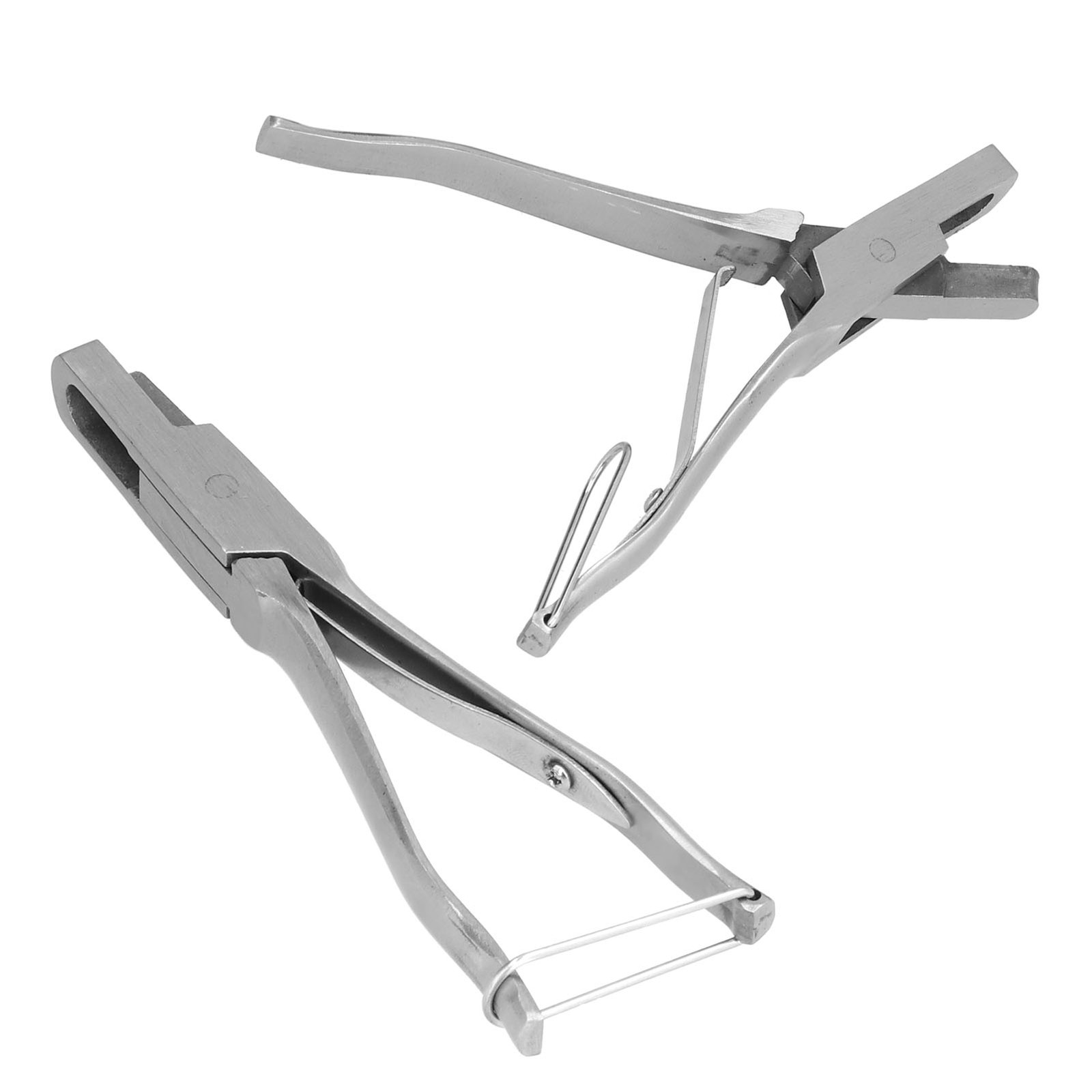 Ear Tag Pliers U Shape Stainless Steel Animal Ear Notcher For Farm Livestock