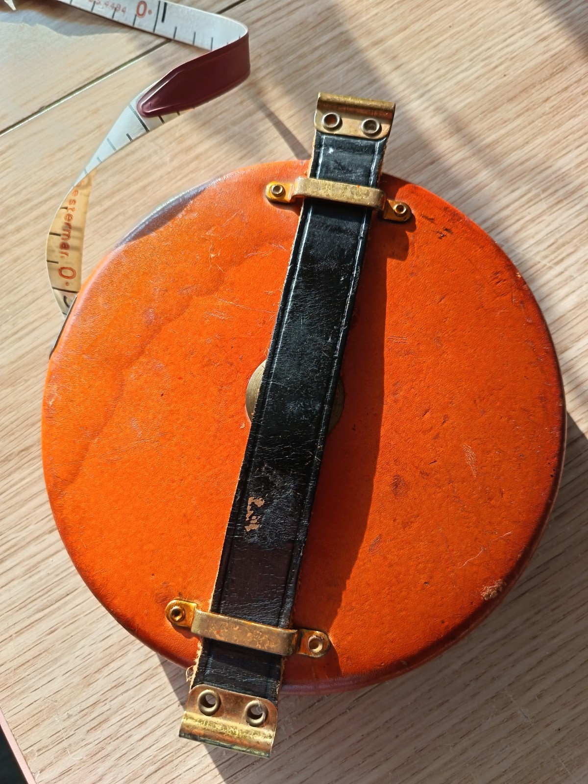 Vintage Rabone Chesterman Leather Cased Tape Measure 30m