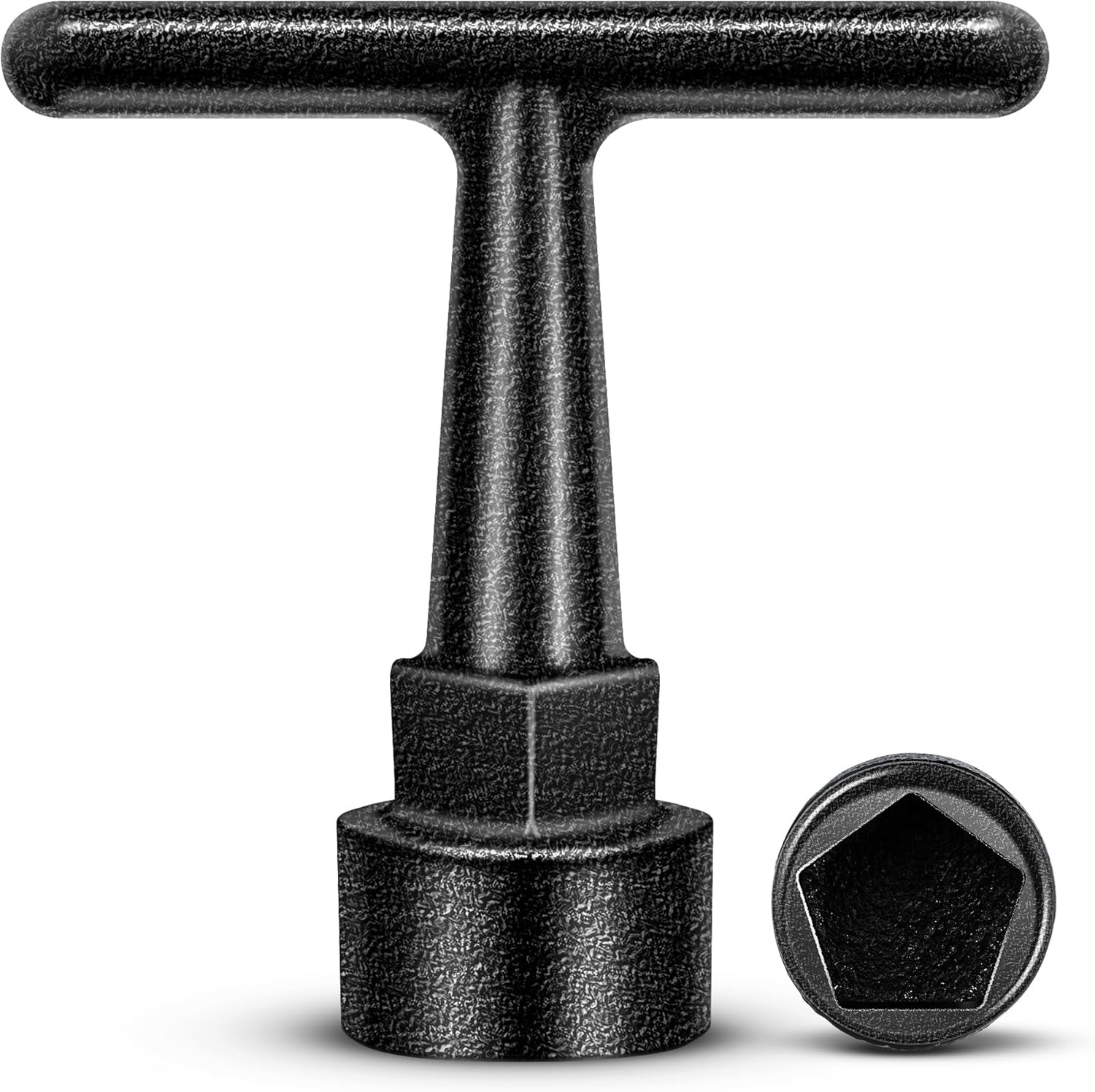 Curb Box Wrench for Pentagon Curb Boxes, Water Meter Wrench for Penta