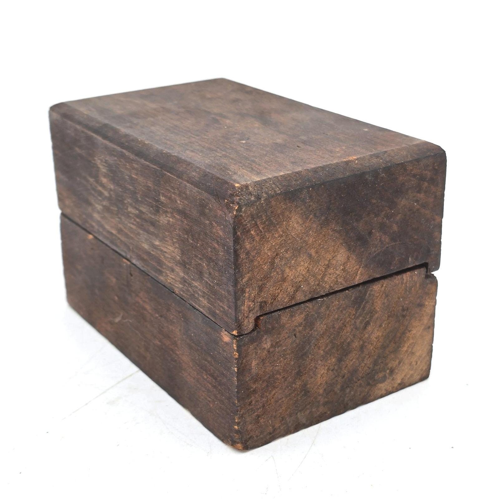 Craftsman Steel 1/8 Letter Stamp Set Wood Block Case Sears Roebuck 1940s–1960s