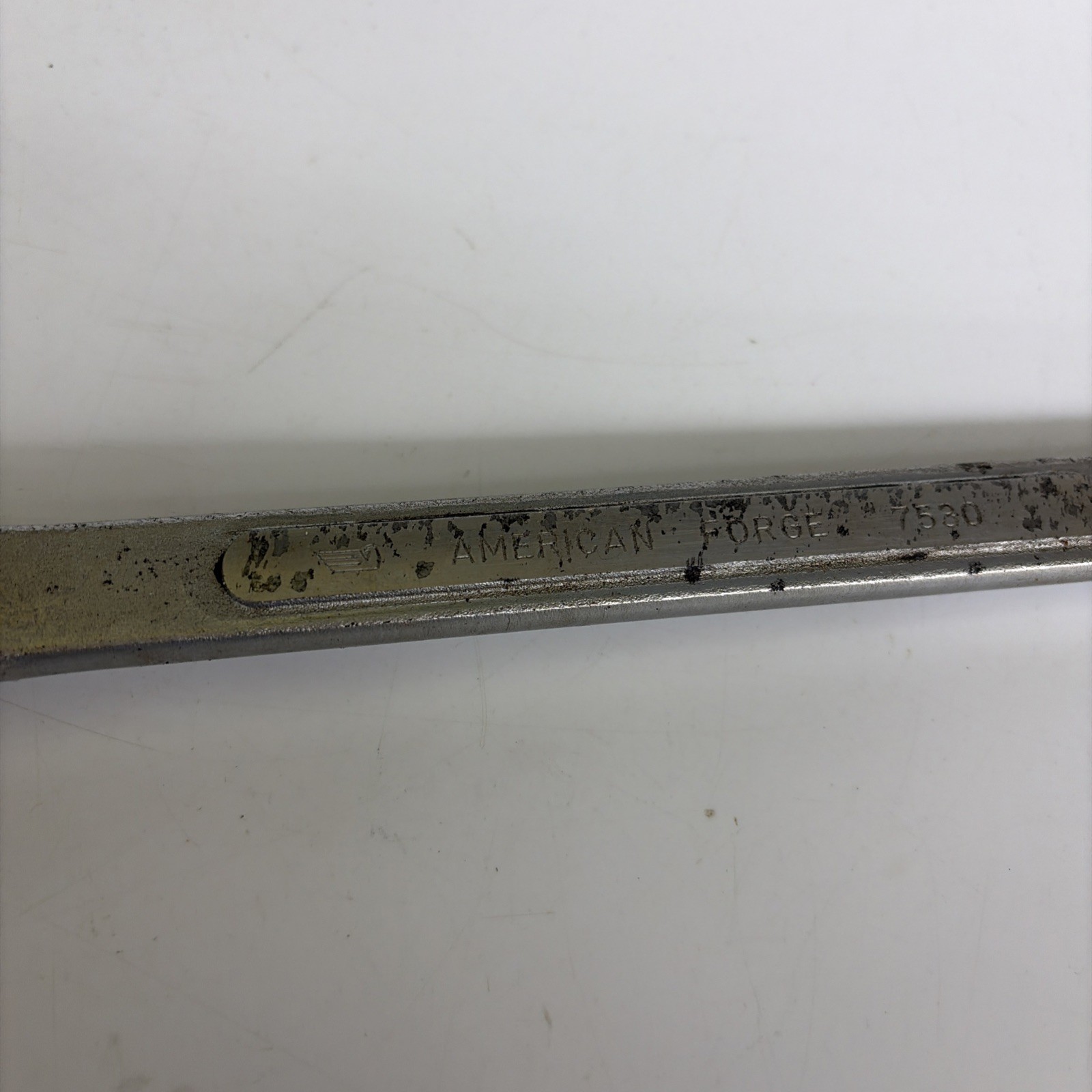 Vintage American Forge 7530 Combination Wrench Forged Alloy Steel USA