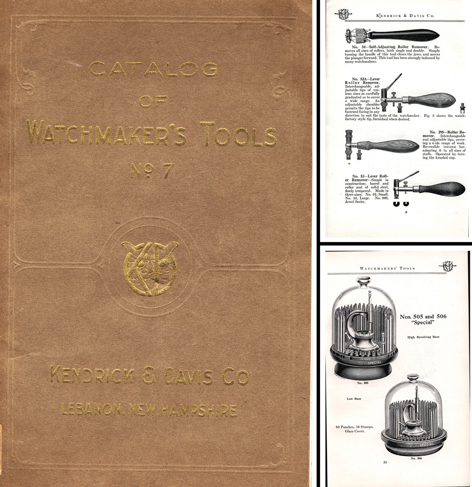 Kendrick & Davis, Lebanon, NH – Ca. 1910 Genl. Line Catalog – 83 Pages