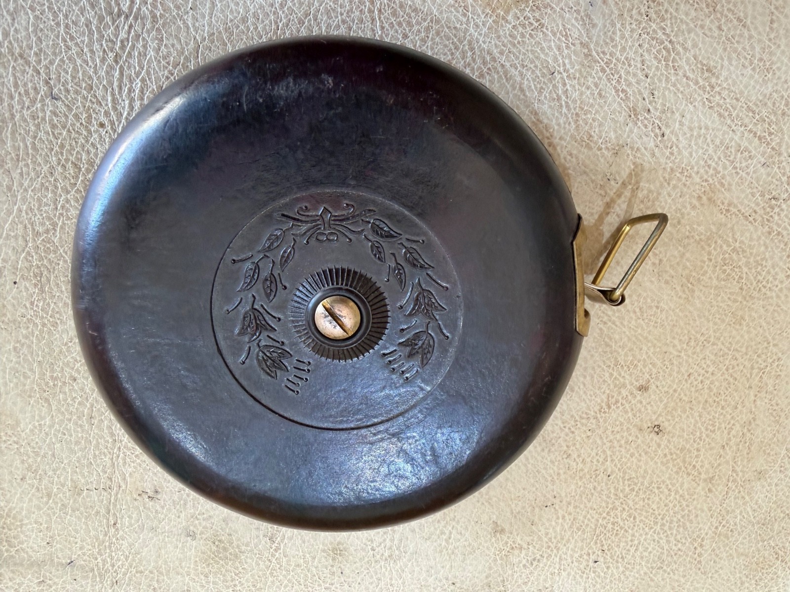 Vintage ribbon Tape Measure 50ft 15 meters super condition