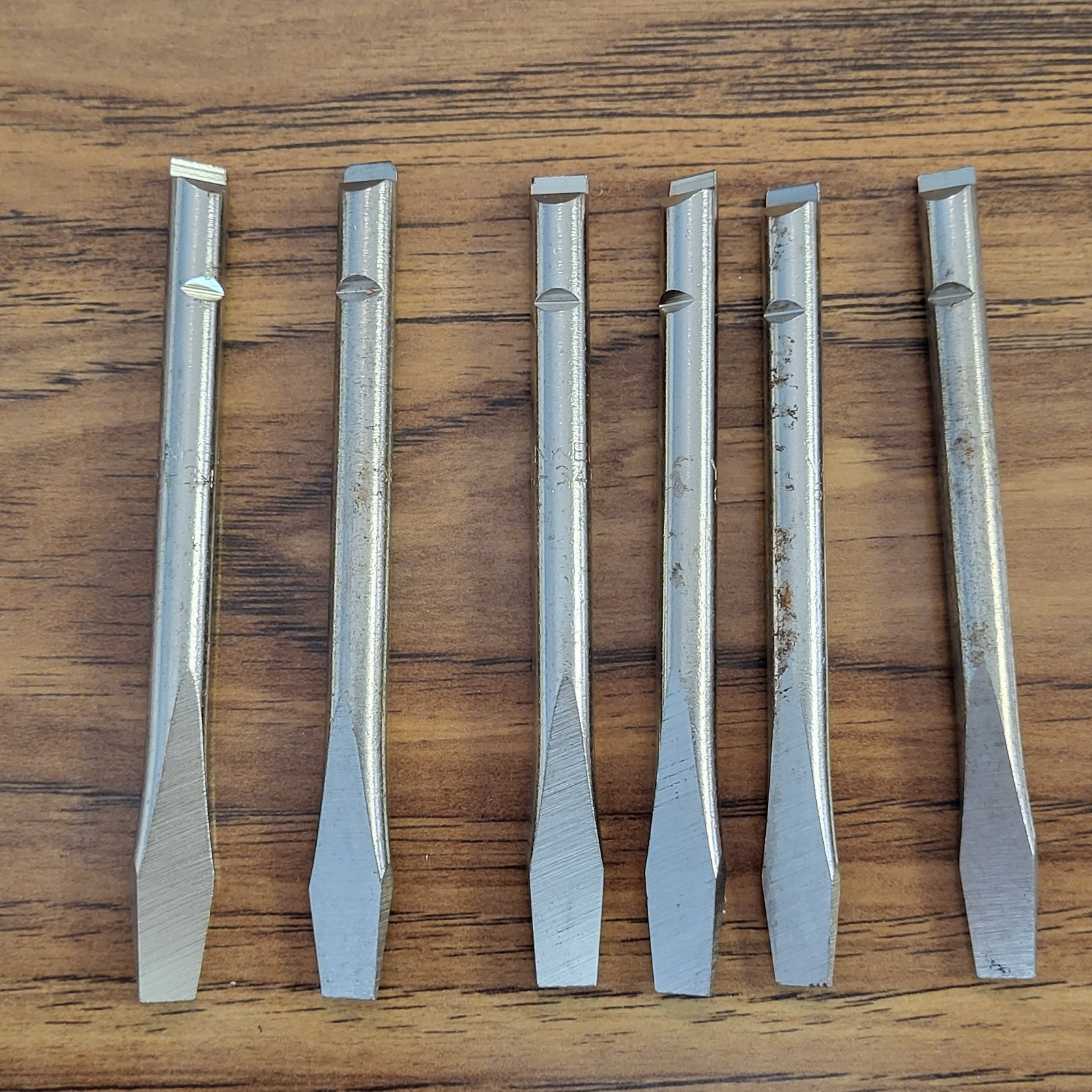 Stanley Yankee Screwdriver Bits 6 ea. 68-341A OLD NEW STOCK