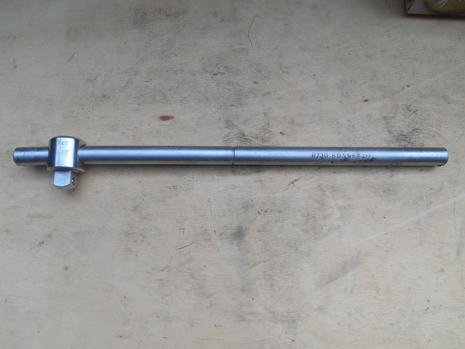 Vintage USA Bonney 3/4″ Drive Sliding T Handle Bar R730 20 Inch Long Chrome