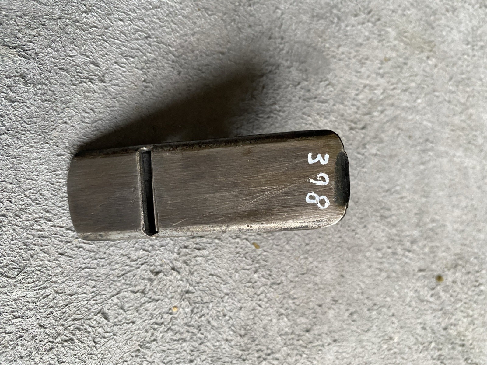 Mini Block Plane Pressed Metal & Brass 2 3/4”