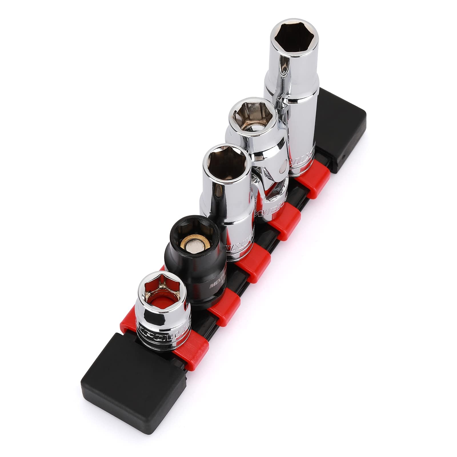 10mm Magnetic Socket Set 5 Pcs 3/8 Drive Deep Standard