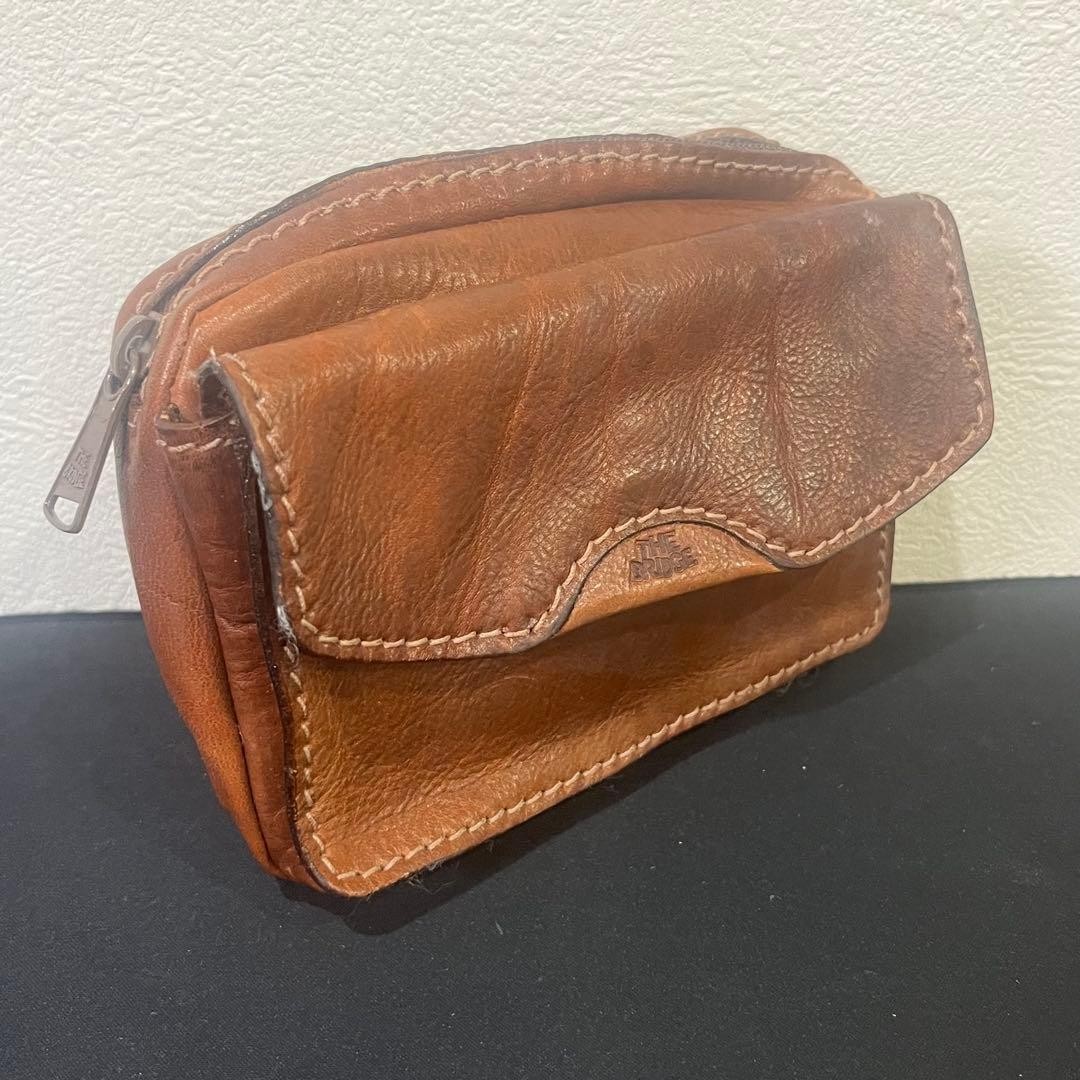 The Bridge Leather Fanny Pack Italy Vintage Used Stylish