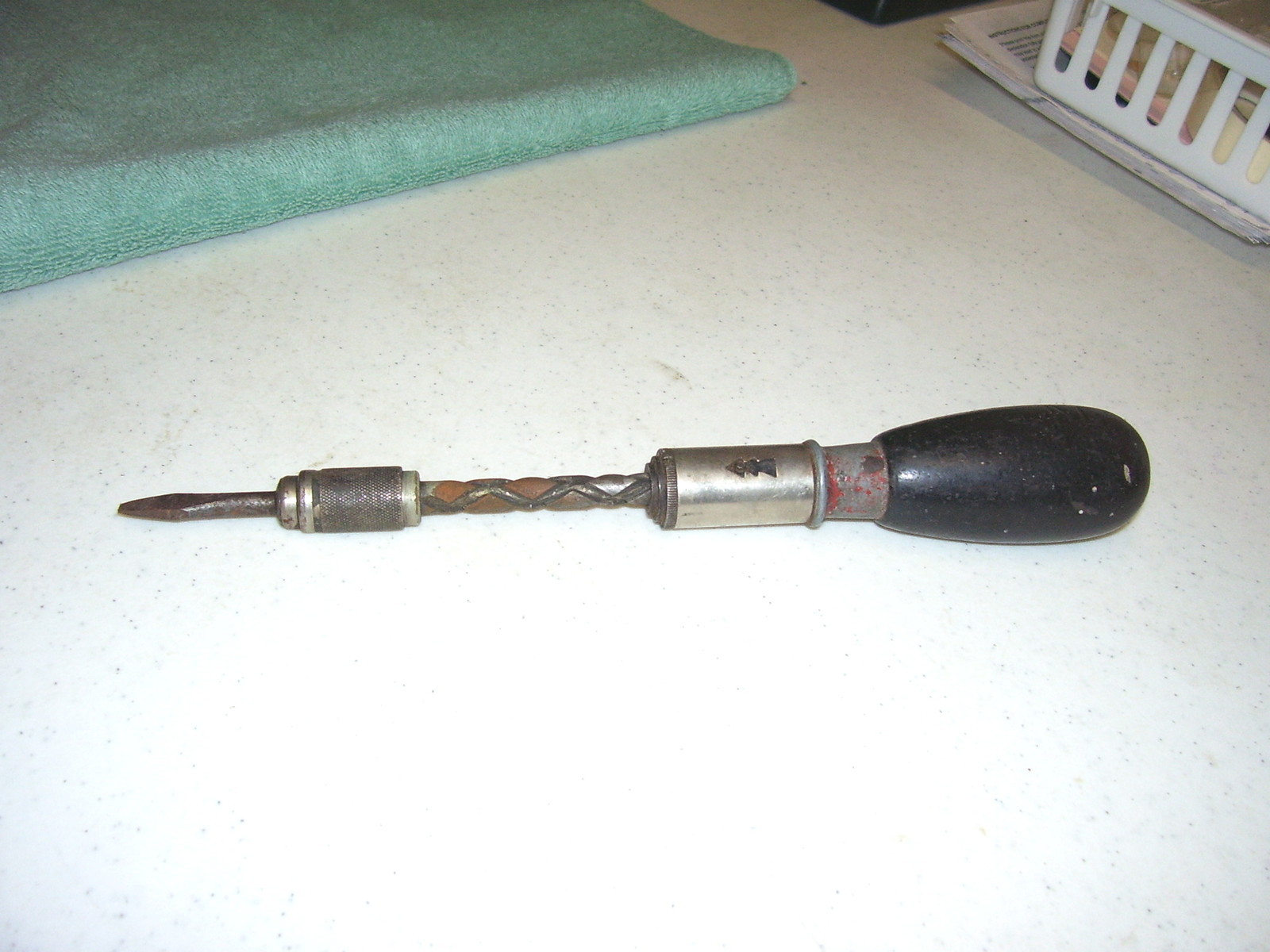 Vintage Stanley HandyMan No. 133H Yankee North Bros. Push Drill Screwdriver