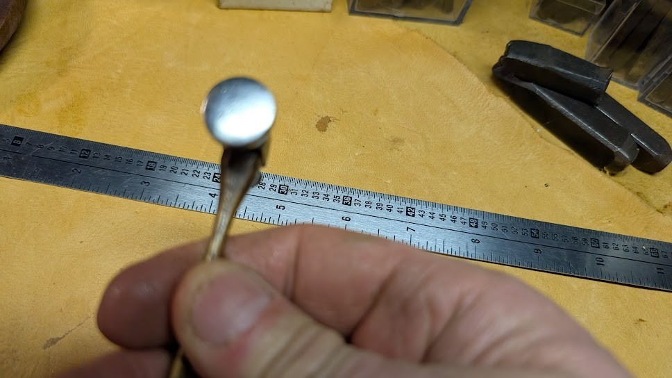 vintage silver smithing tools, jewelers hammer, jewelers tools.
