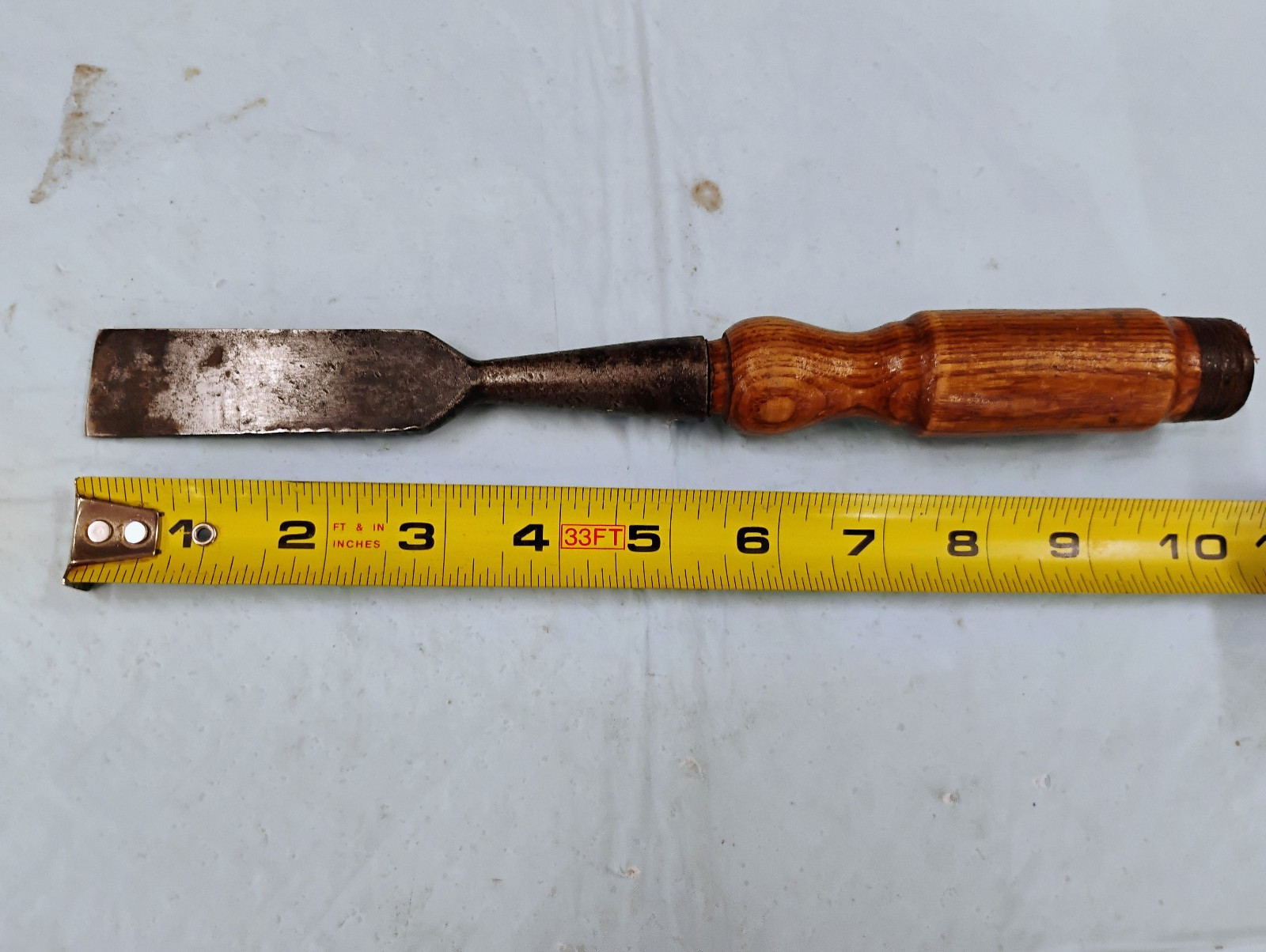VINTAGE HUDSON FORGE 1″ WIDE WOOD CHISEL VERY NICE CONDITION MADE IN USA