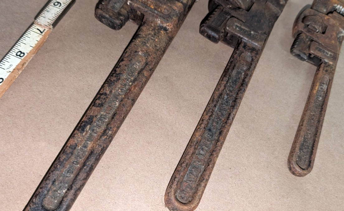 Antique Pipe Wrenches c1900