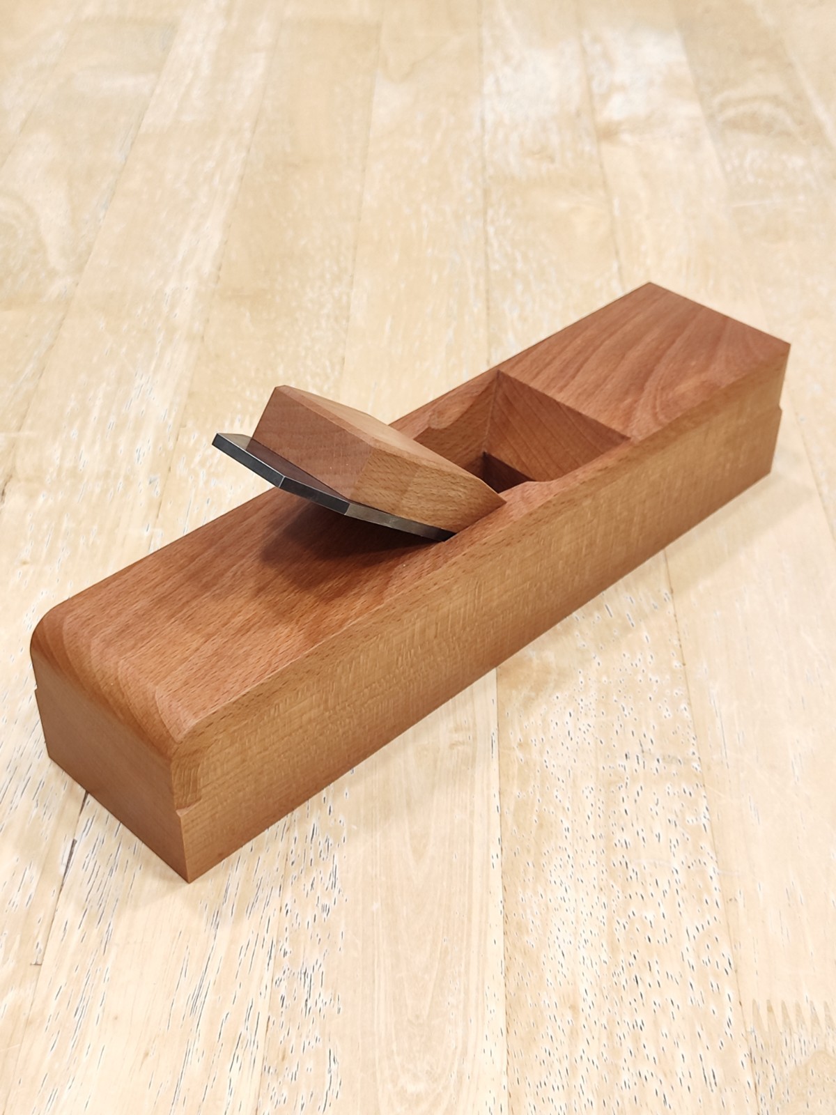 12″ Wooden Square Shooting Plane/ Large Strike Block Plane 38° Bed Angle, 2026