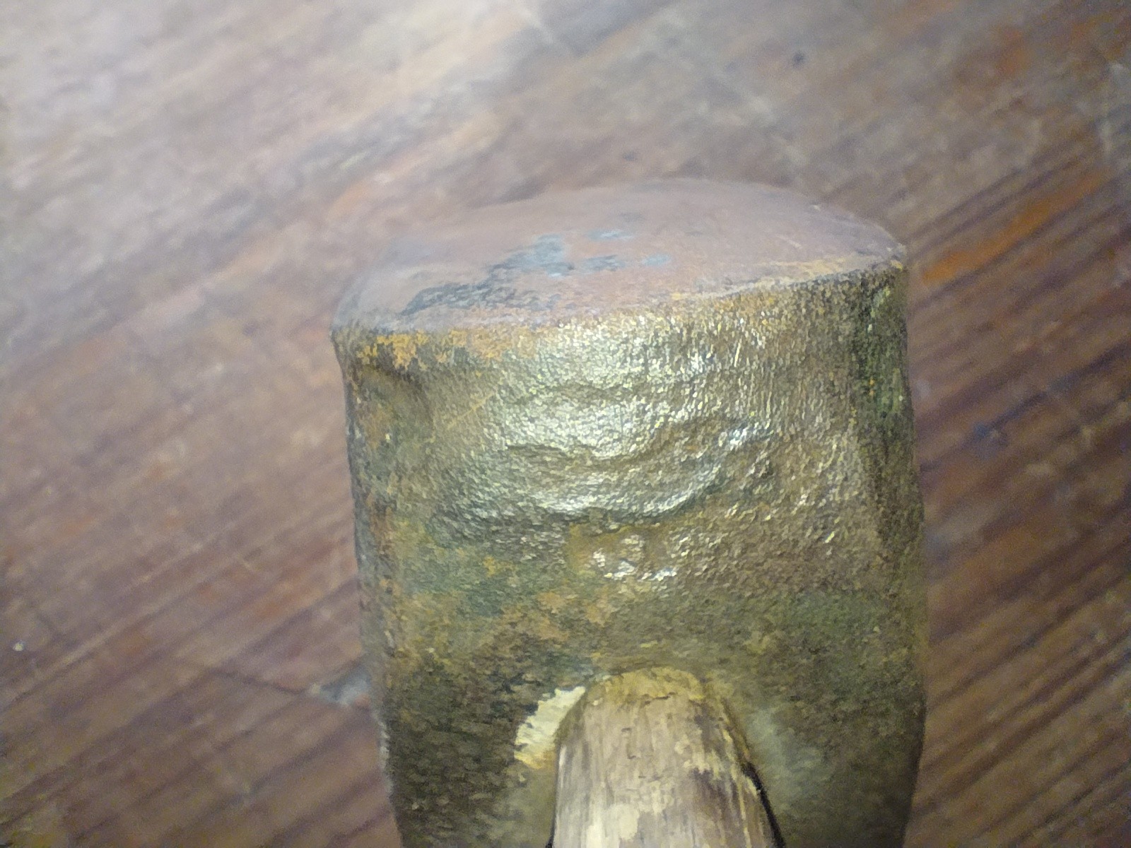 Antique Whalebone Flattering Hammer 2 7/8 Head SeePhotos Appears To Hand Forged
