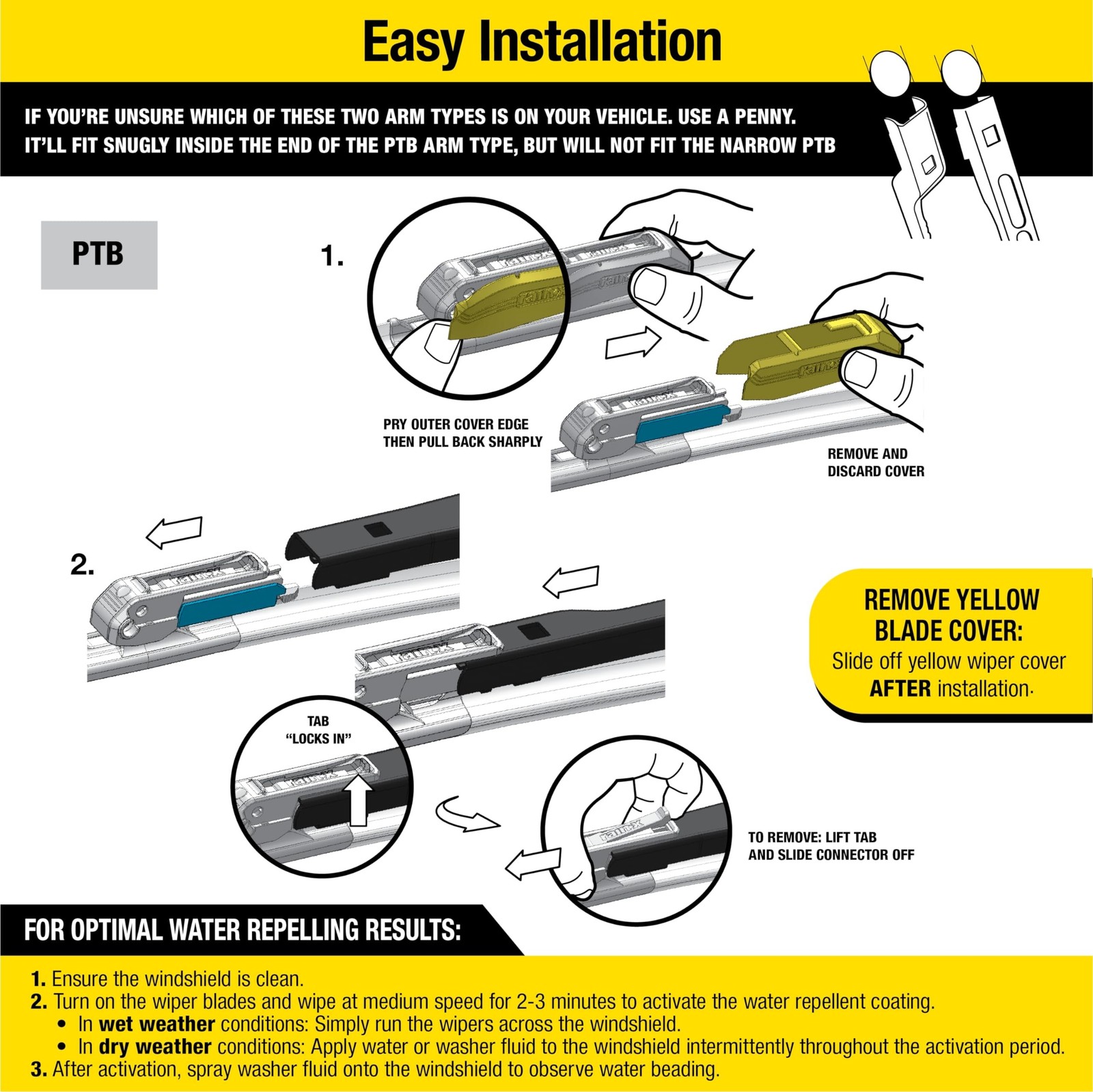 Rain-X Latitude 2-in-1 Wiper Blades, 26 Inch | Pack of 2 | Water Repellency F…
