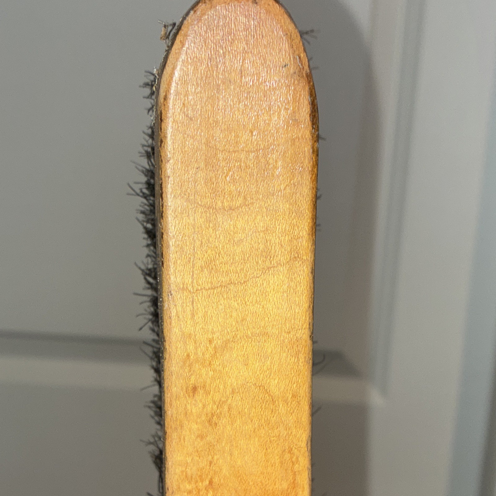The Handy Man No. 277 Furniture Upholstery Brush, Wood Handle, Hanging Ring