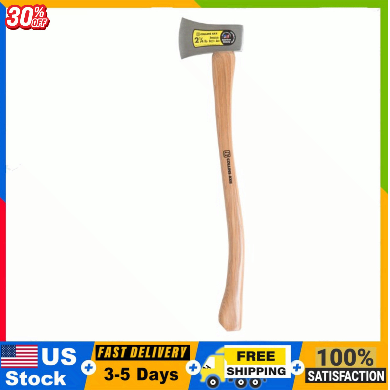 Collins 2.25 lb Single Bit Boys Axe 28 in. Wood Handle