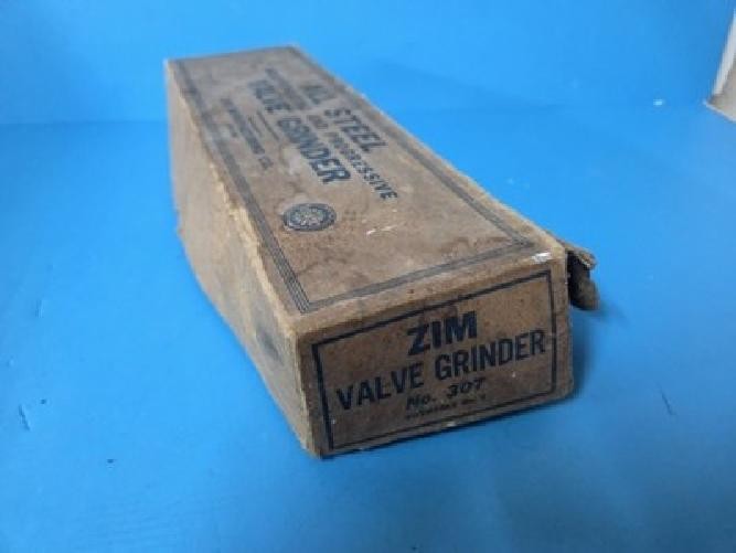 Antique ZIM MFG. CO. NO.307 Reciprocating Progressive Valve Grinder Box Tool