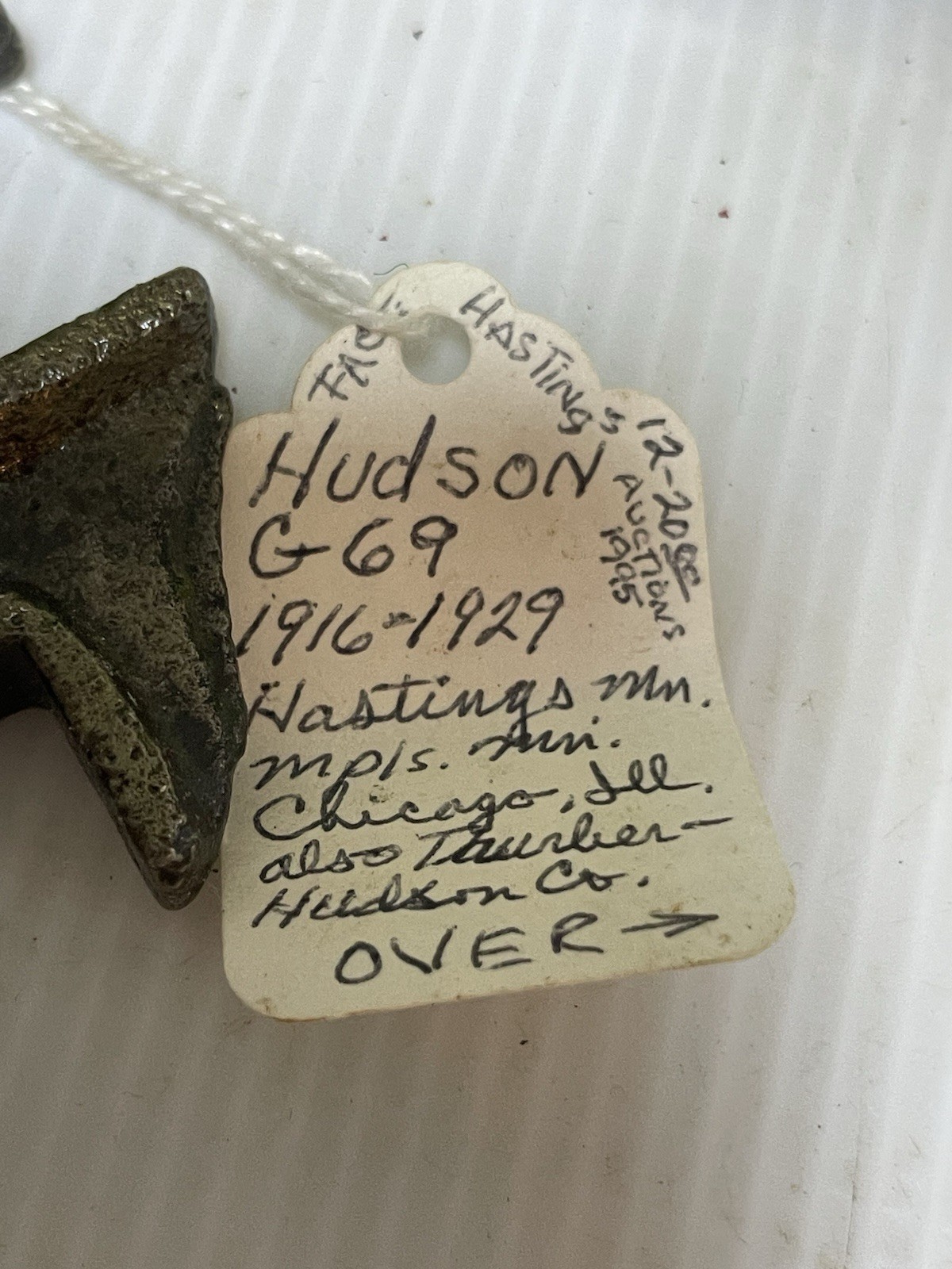 G 69 Vintage Wrench Hudson Manufacturer Co. 1916-1929 Collectable Tool Antique