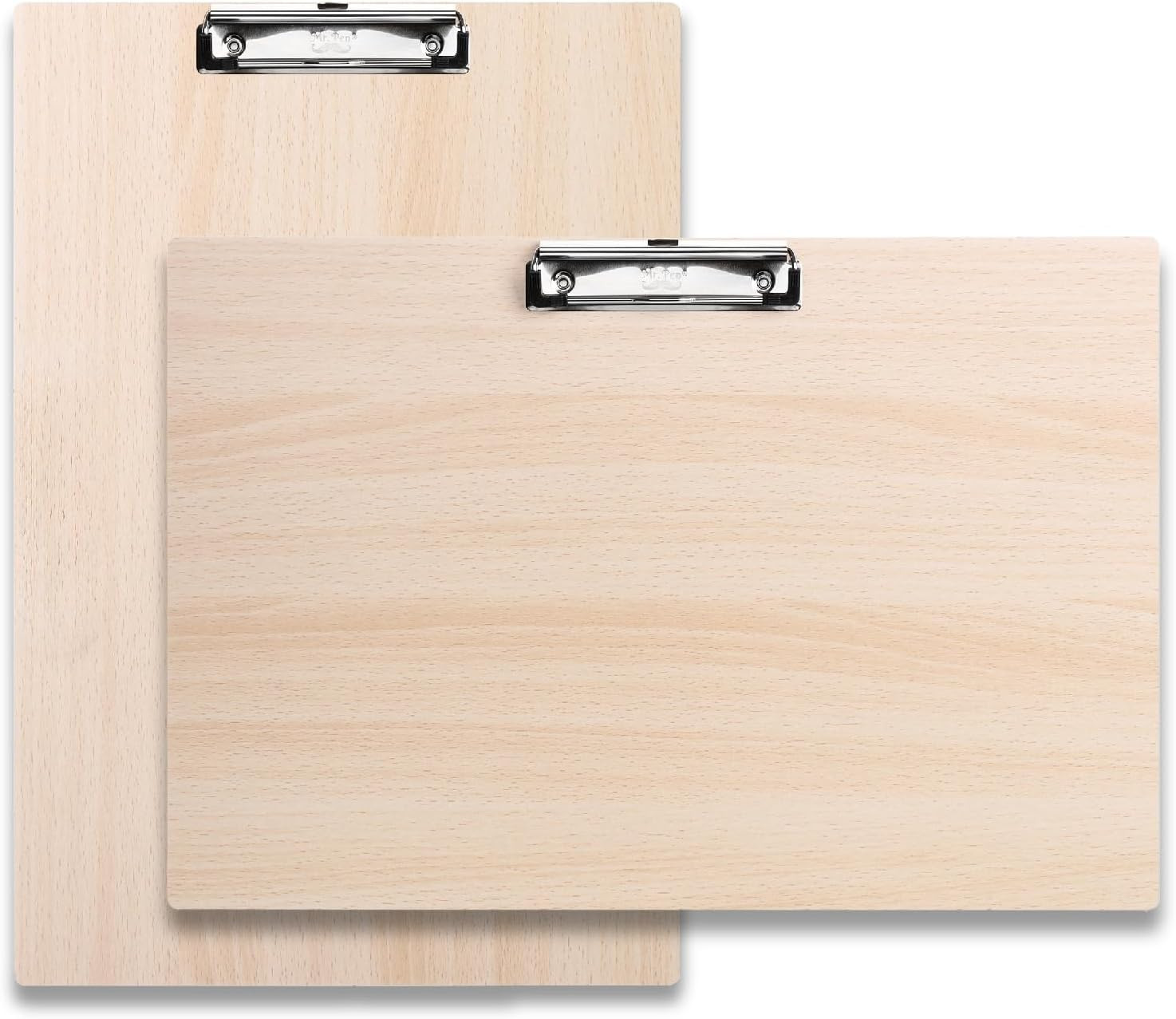 2 Pack 11.5X17 Inches Vertical & Horizontal Wooden Clipboard, Extra Large Art &
