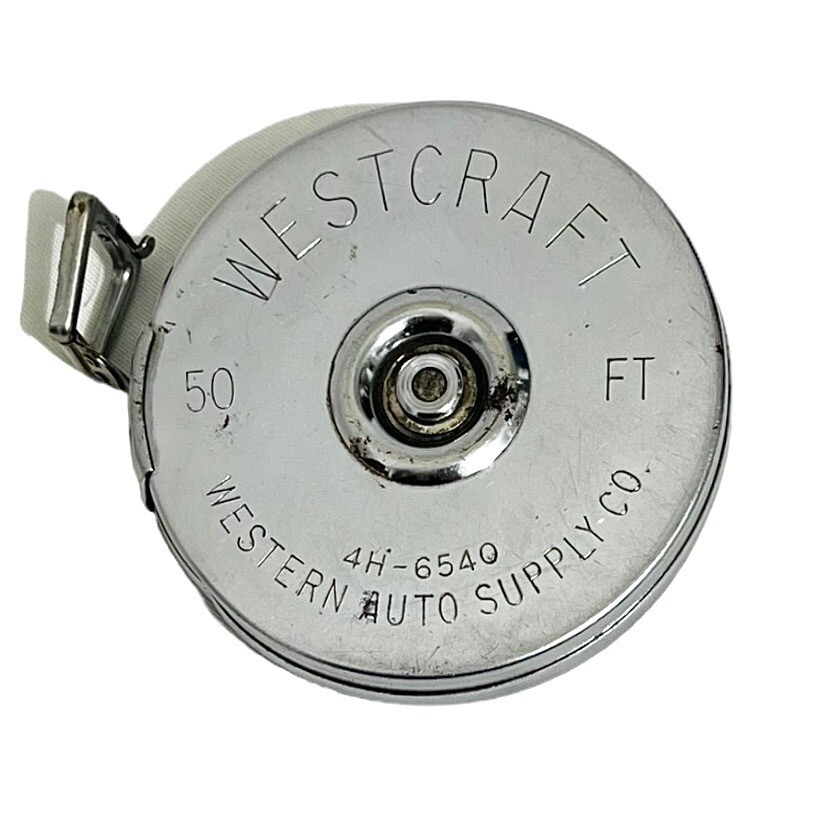 Vintage Westcraft 50ft Tape Measure Western Auto Supply Company 4H-6540