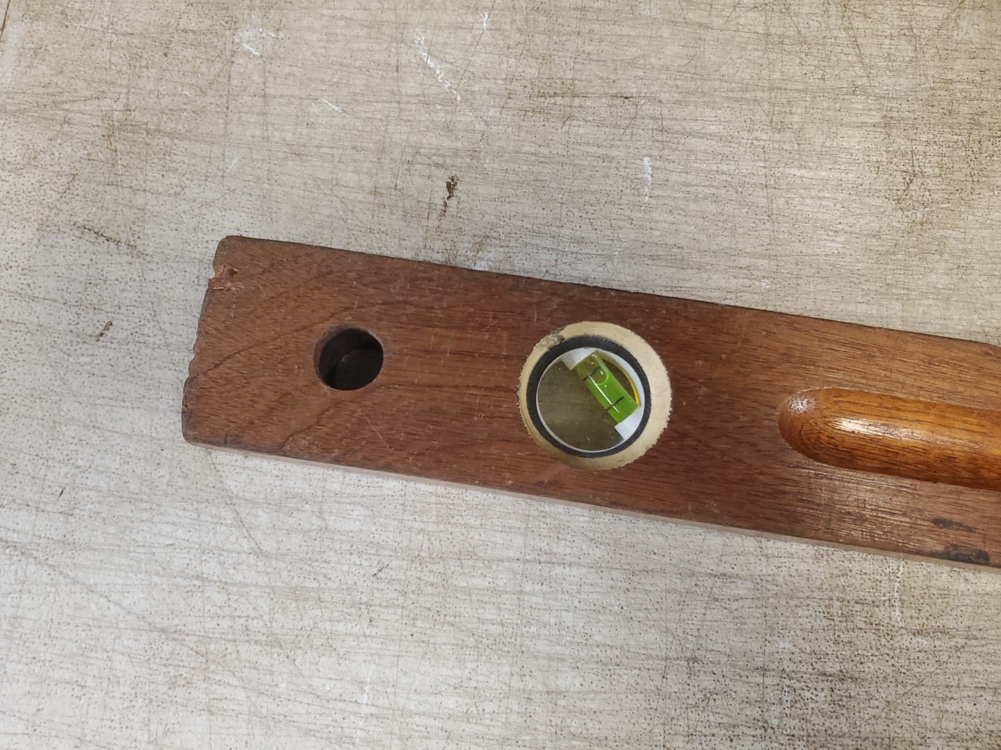 Vintage 24″ LEVEL PORT AUSTIN LEVEL & Tool 3-Bubble Wood 118T24