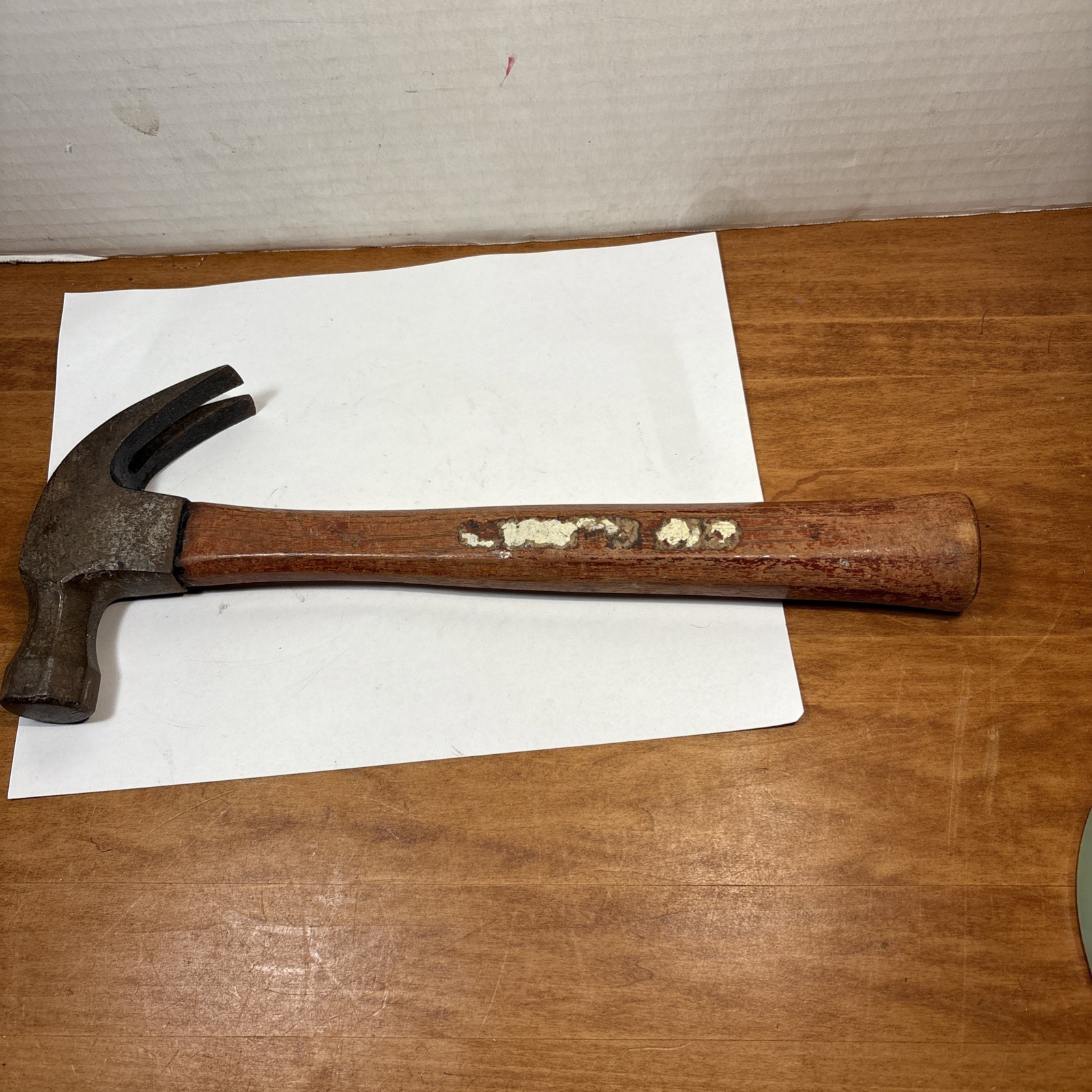 VTG PLUMB 20oz Curve Claw Smooth Face Hammer Signed Octagon Handle Permabond