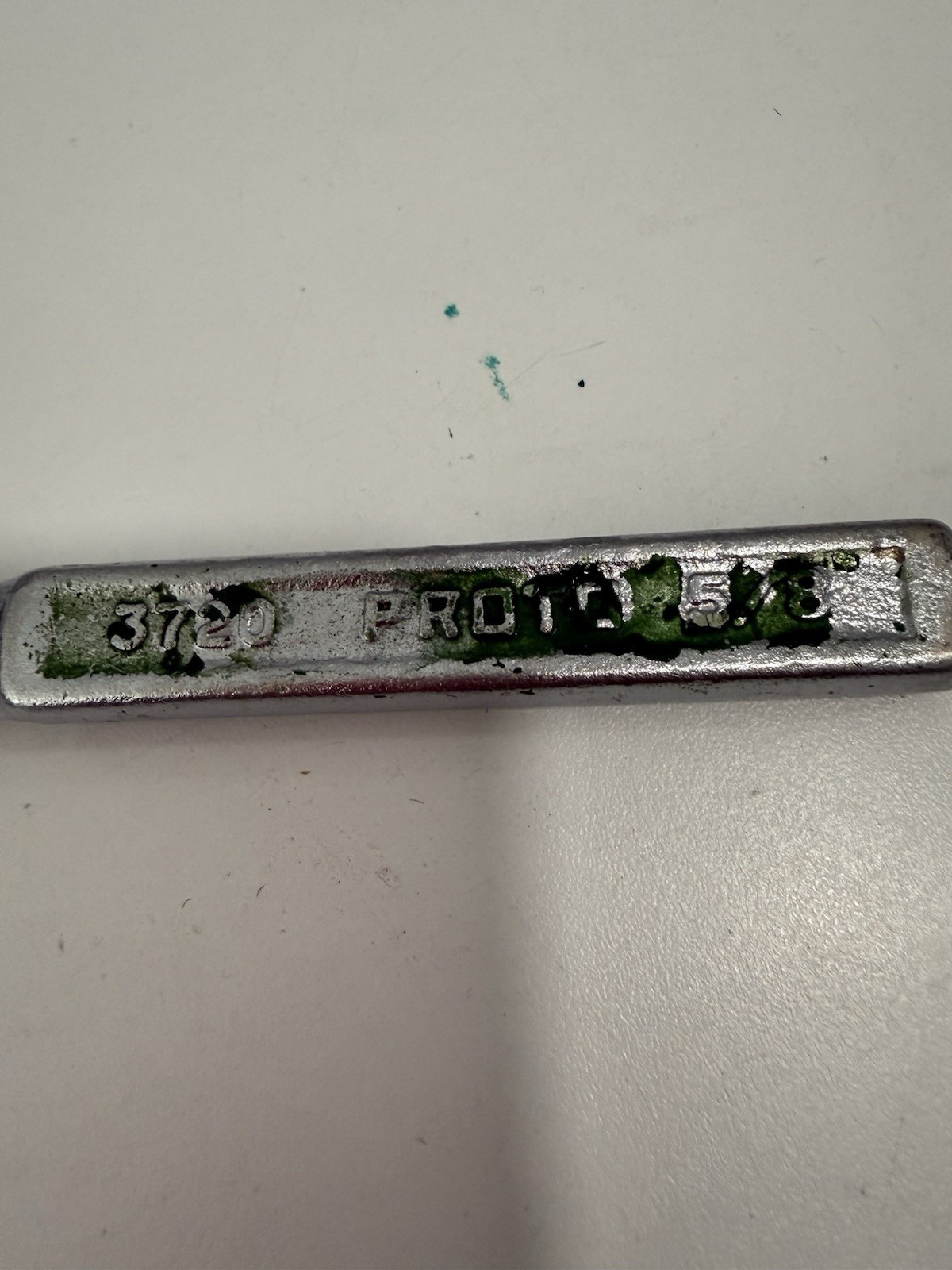 Vintage PROTO LOS ANGELES PEBBLE STYLE 3720 Open End Flare Nut Wrench 5/8″