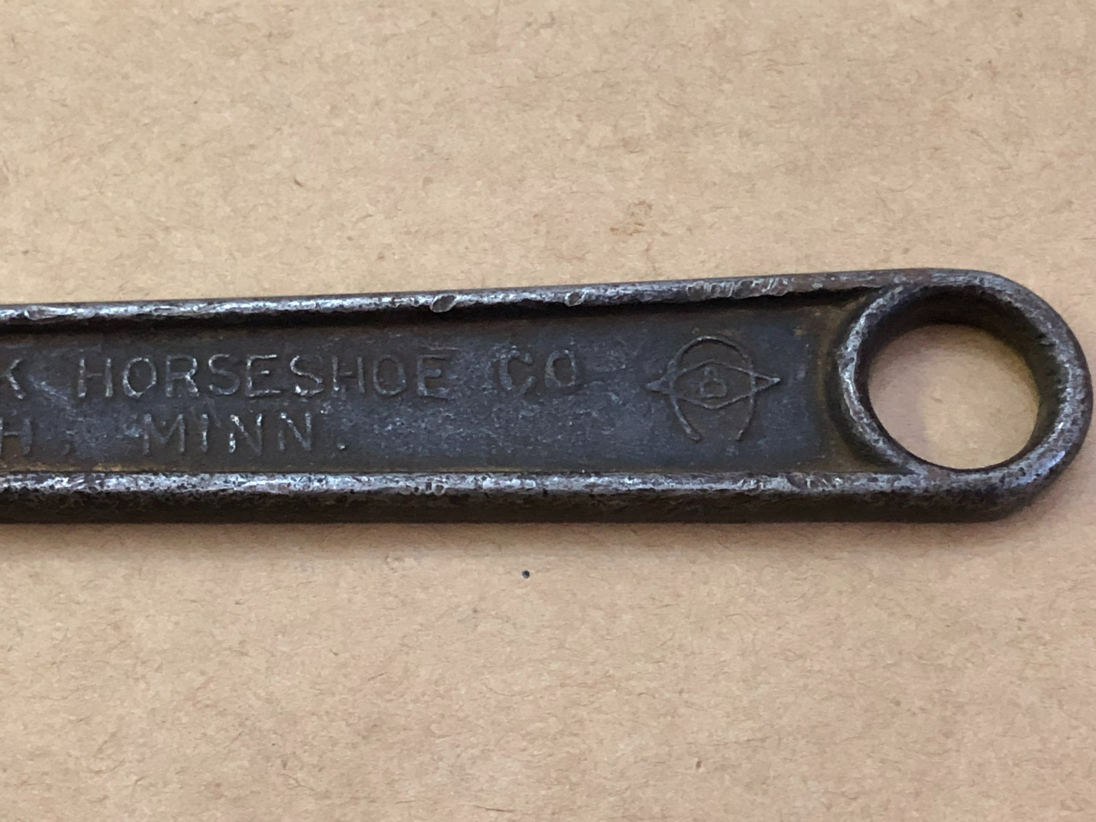 Vintage 10″ Diamalloy Diamond Calk Horseshoe Duluth MN Adjustable Wrench