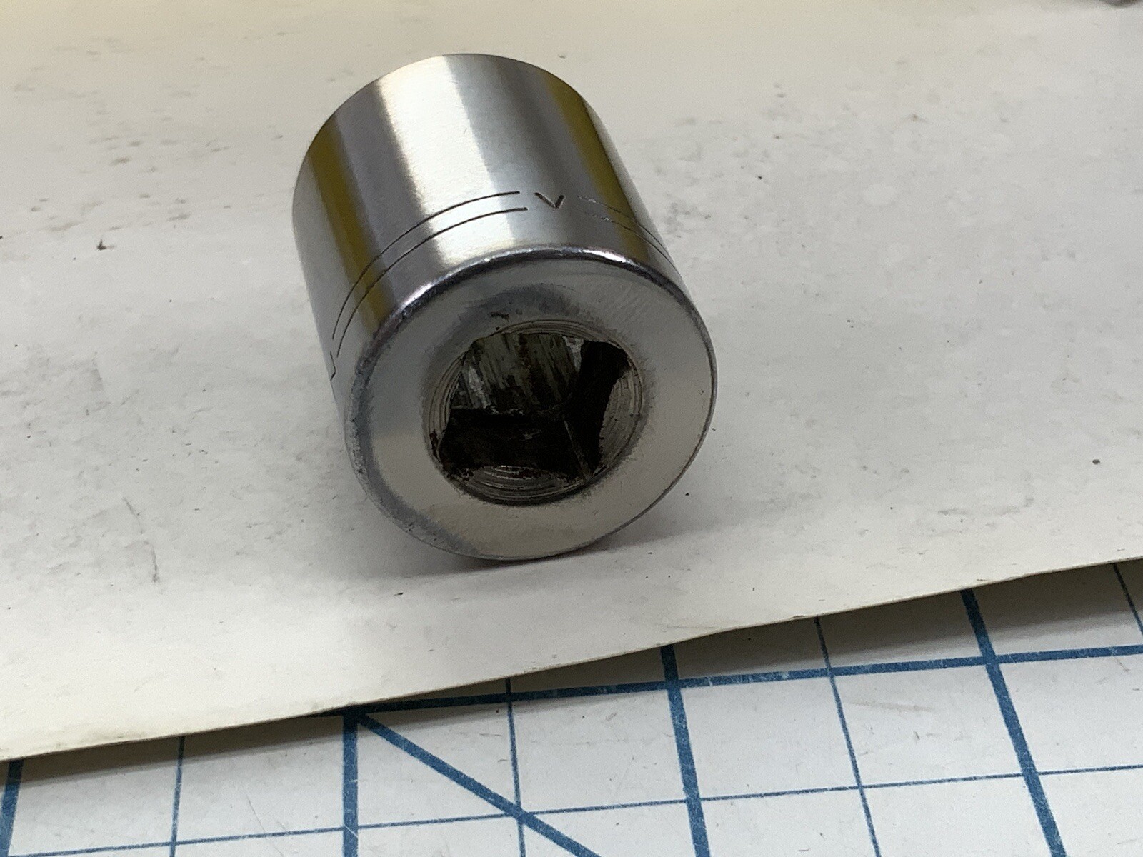 Craftsman =v= Series, 1/2 drive 8pt socket, size 3/4in., USA –