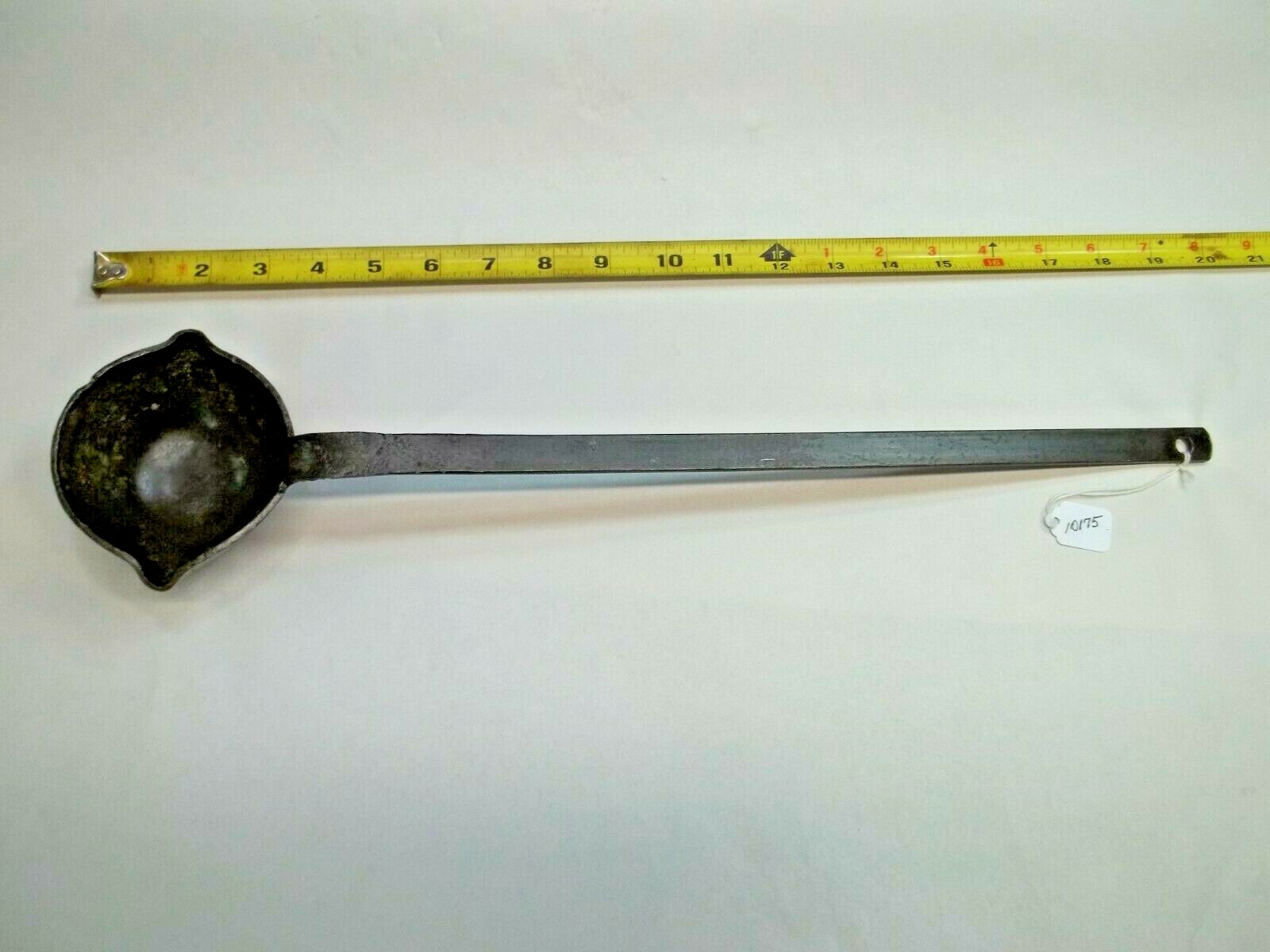 Ladel, VTG 3-1/2″ Diameter Ladel for Melting Lead Sinkers, Shot etc. 19-7/16″ lg