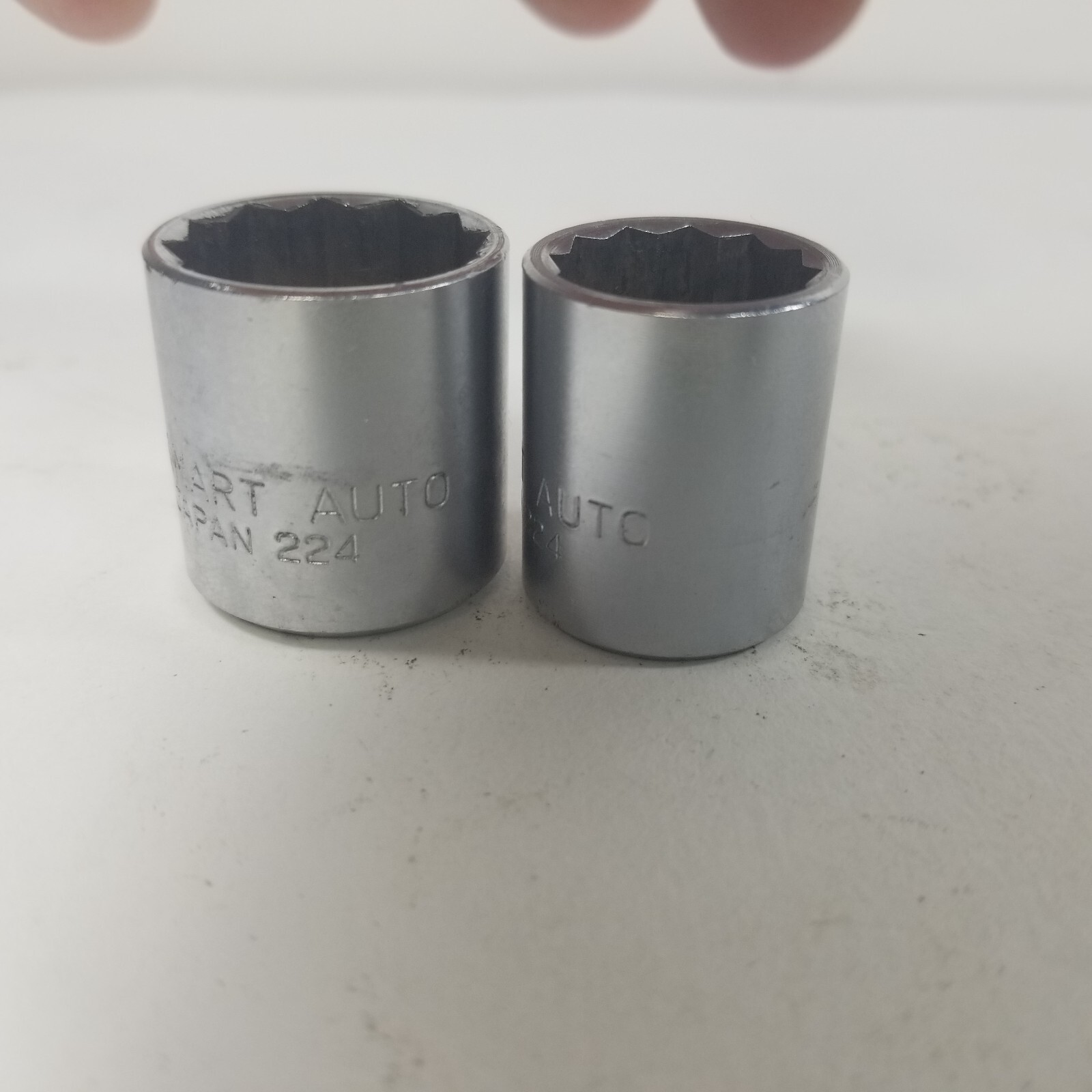Vintage Kmart Sockets 3/8″ Drive 3/4 5/8 – 12 point