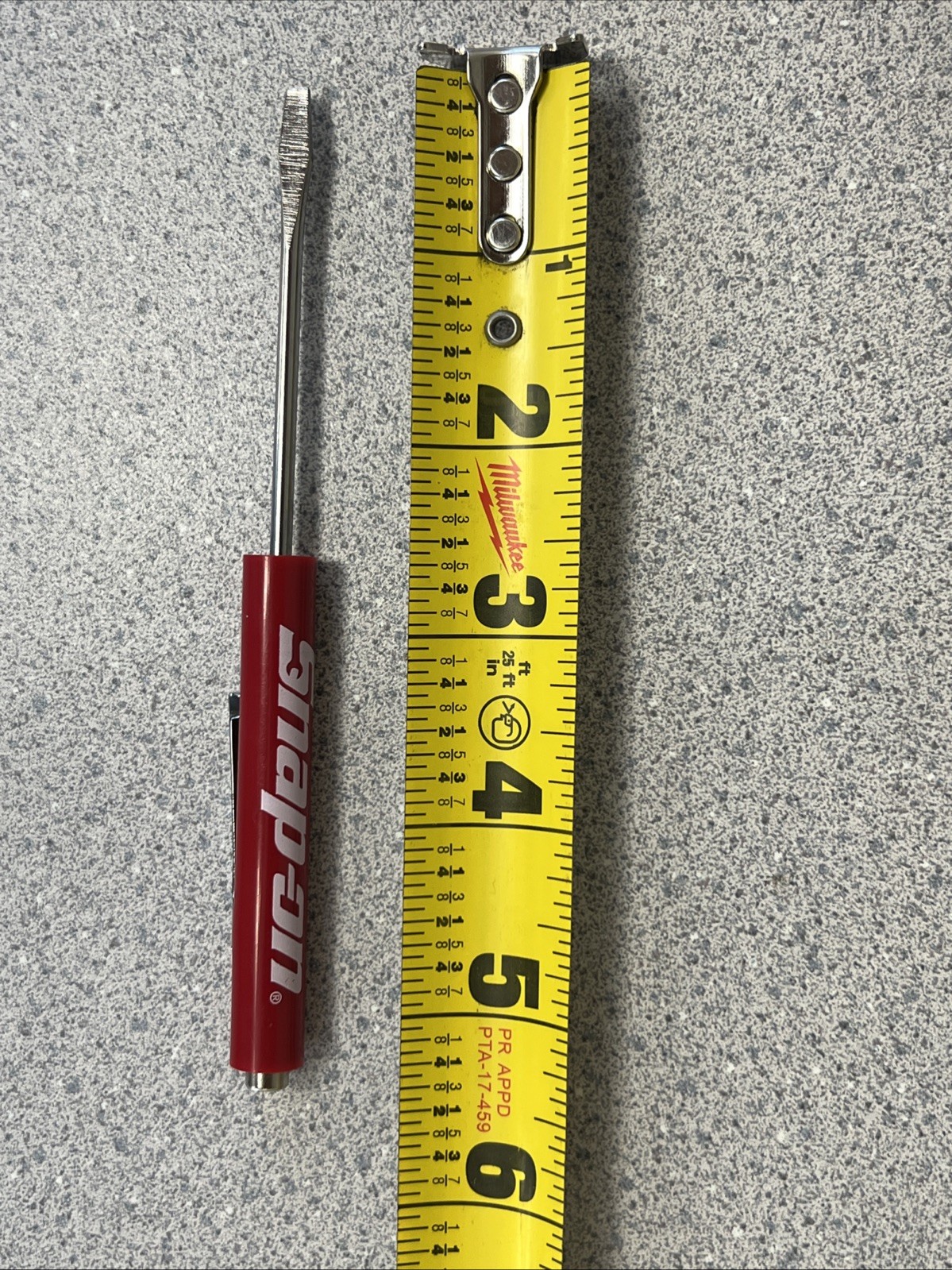 Vintage Snap On Tools Mini Flathead Screwdriver Pocket Clip Promo – Magnetic