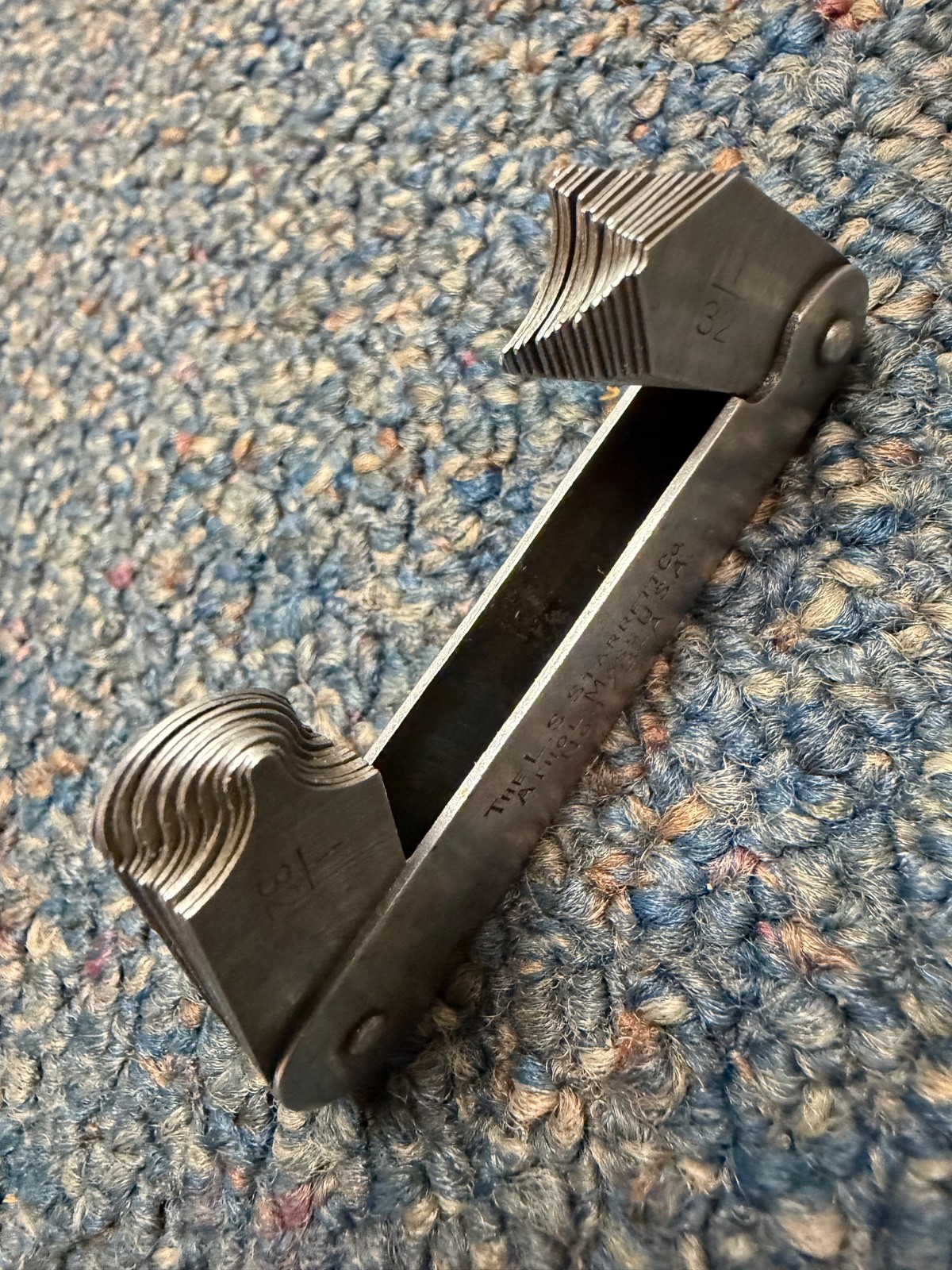 Vtg Starrett N. 178-A radius gage, good condition
