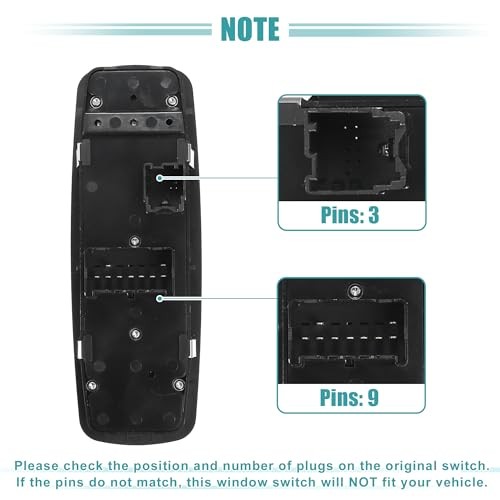 Front Left Window Switch for Dodge Ram 1500 2009-2010 4602863AD