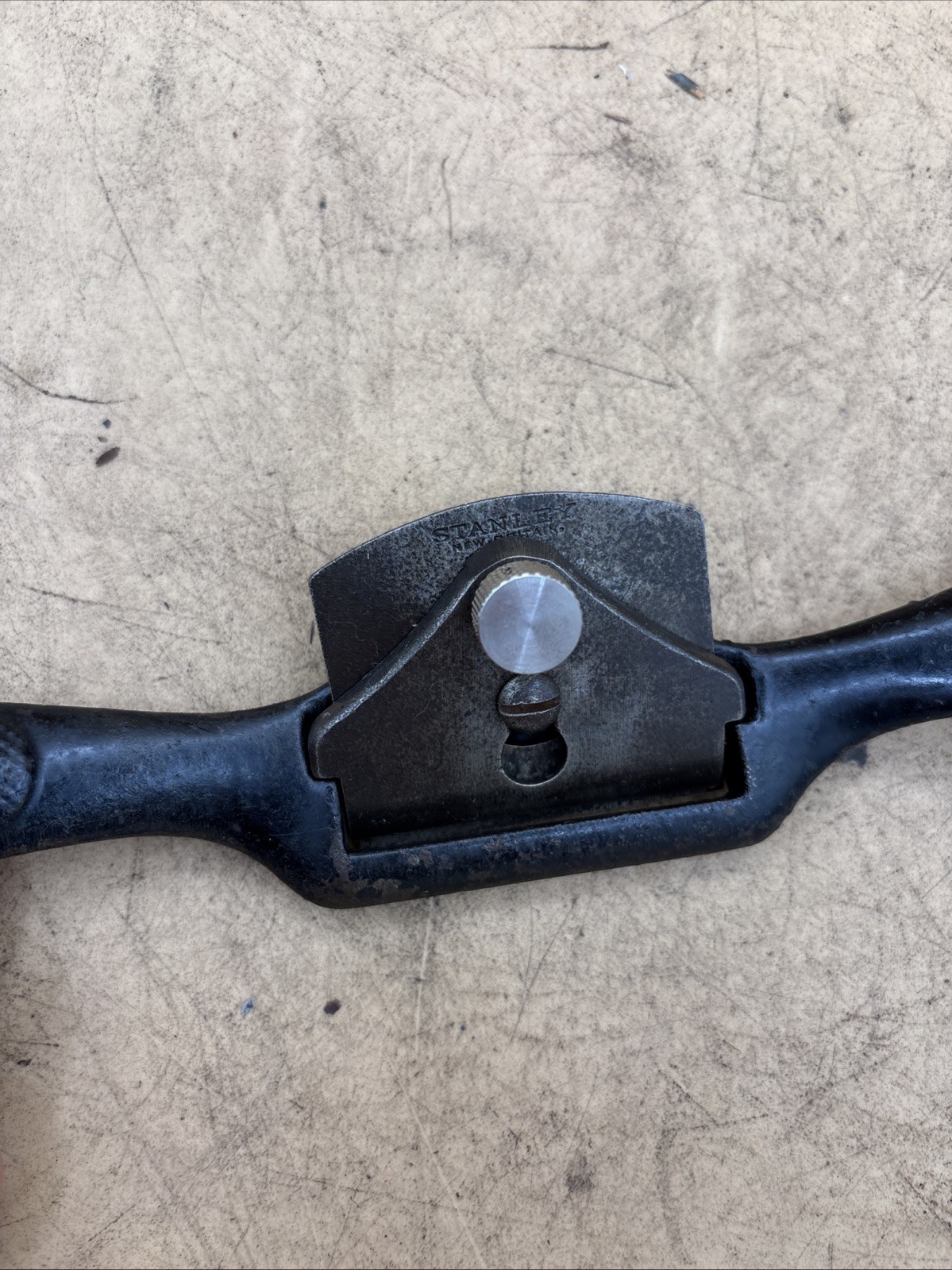 Vintage Stanley No 51 Spoke Shave, Spokeshave, V Logo Blade, Made In USA