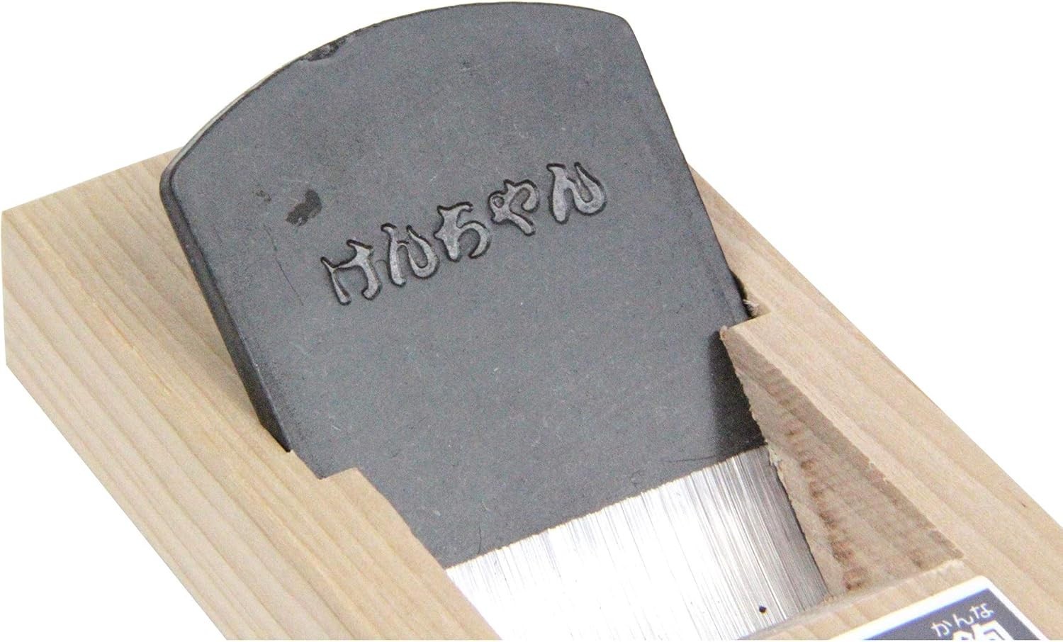 Traditional Japanese 40mm Wood Plane with Double-Edged Blade for Craftsmanship