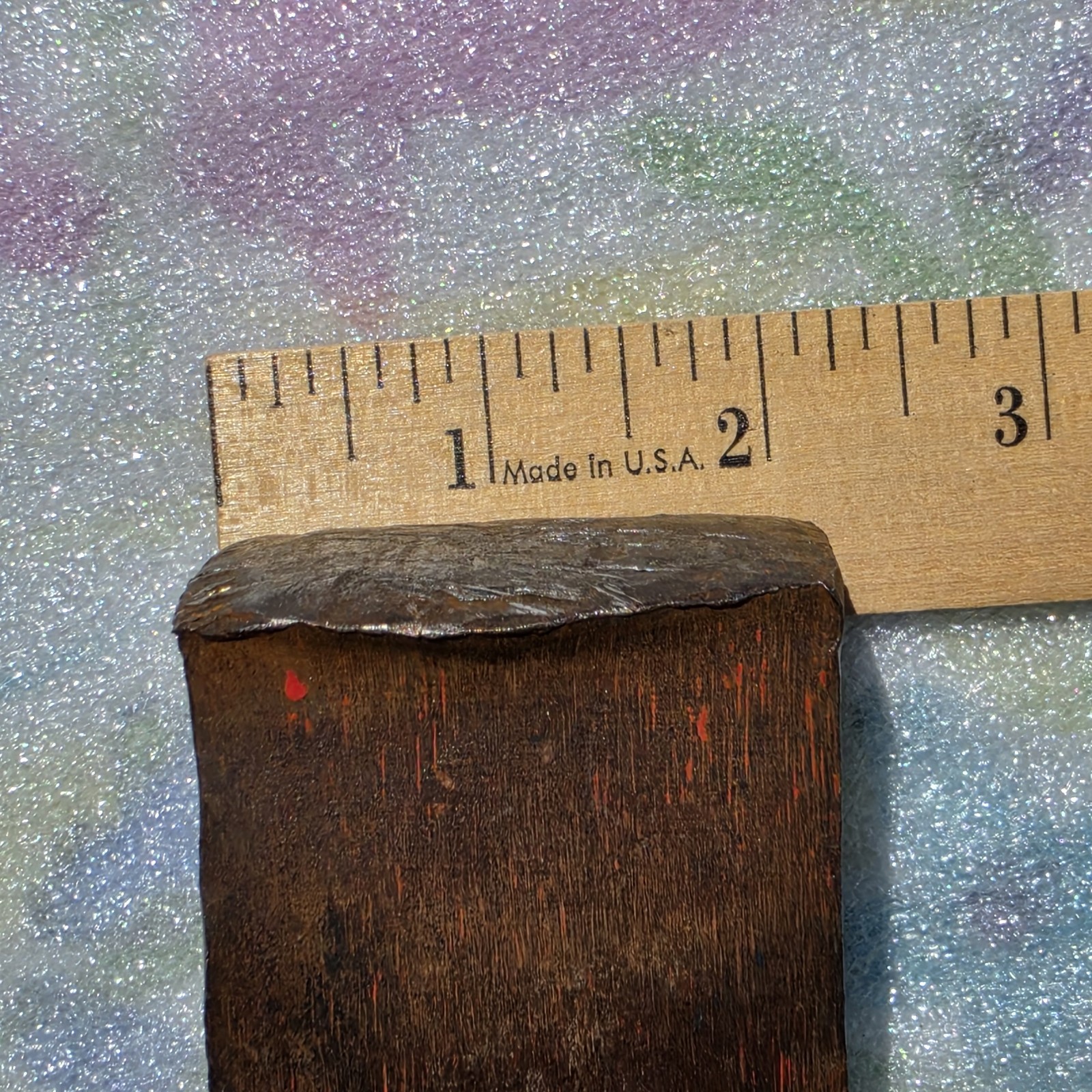 VINTAGE SANDVIK?? SINGLE BIT AXE HEAD Stamped 1000, Red Paint. 2 Lbs 3 Oz.