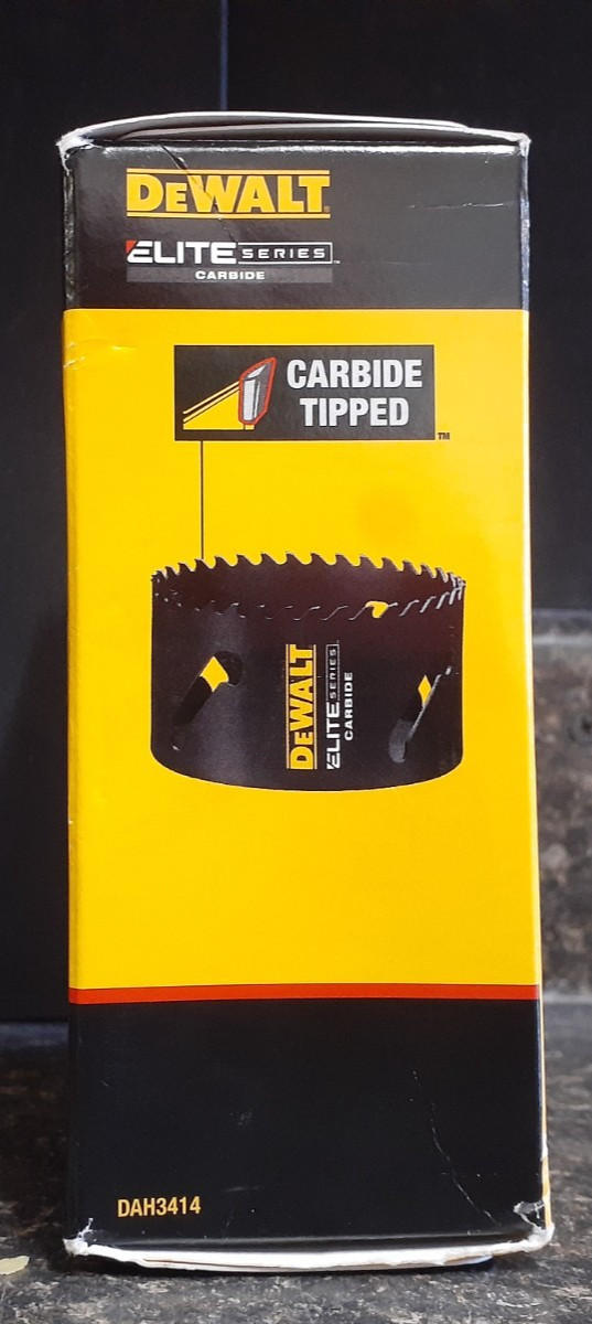 (RI4) DeWalt DAH3414 Elite Carbide 4 1/4” Hole Saw Wood & Steel E3 (NEW)