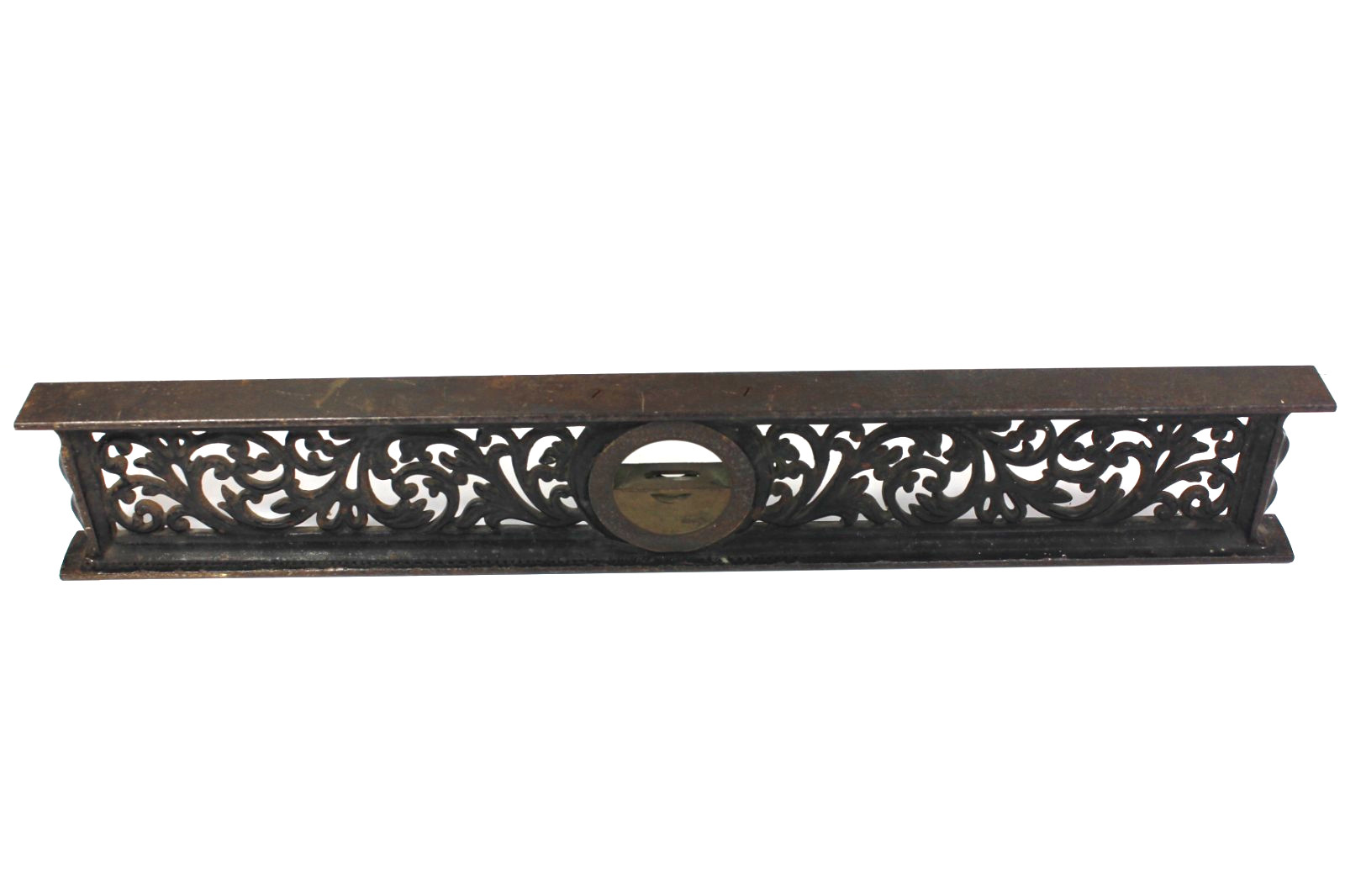 Antique DAVIS Level & Tool Co. – Pat. Sept. 27, 1867 – Filigree Cast Iron Level
