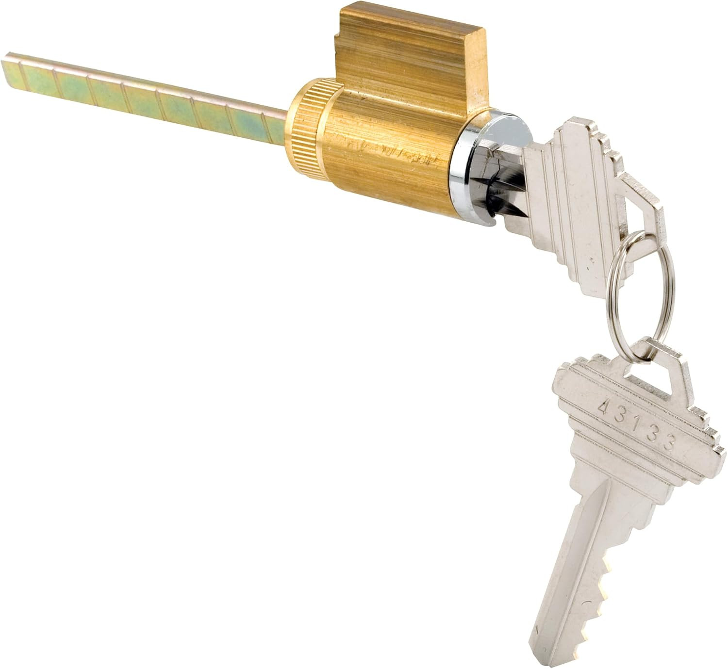 E 2103 1-1/4 In. Cylider Lock, Schlage Shaped Keys (Single Pack