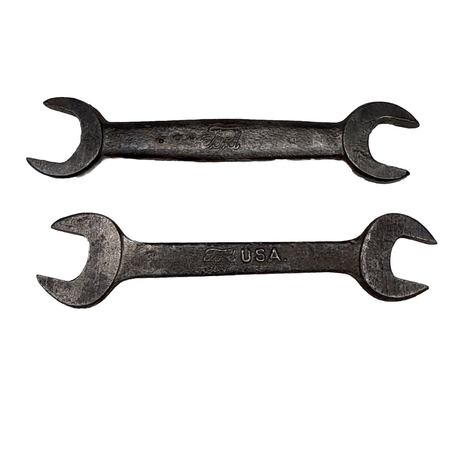 2 pc. Lot Vintage FORD Motors Model T Model A USA M Open Wrench Antique Pair Af