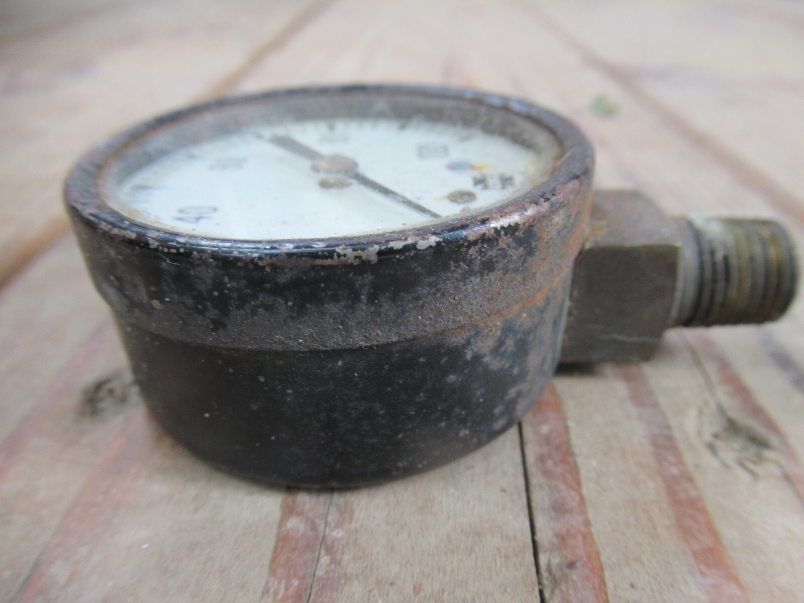 Vintage USG Pressure Gauge Steam Punk 2-1/8″ 0 to 100 PSI Untested 12108-1