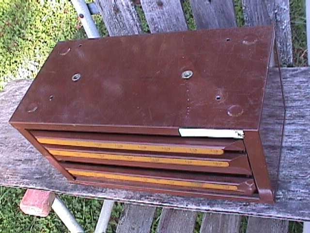 Vintage HUOT Metal Tool Cabinet – Small Parts Organizer YOU RESTORE