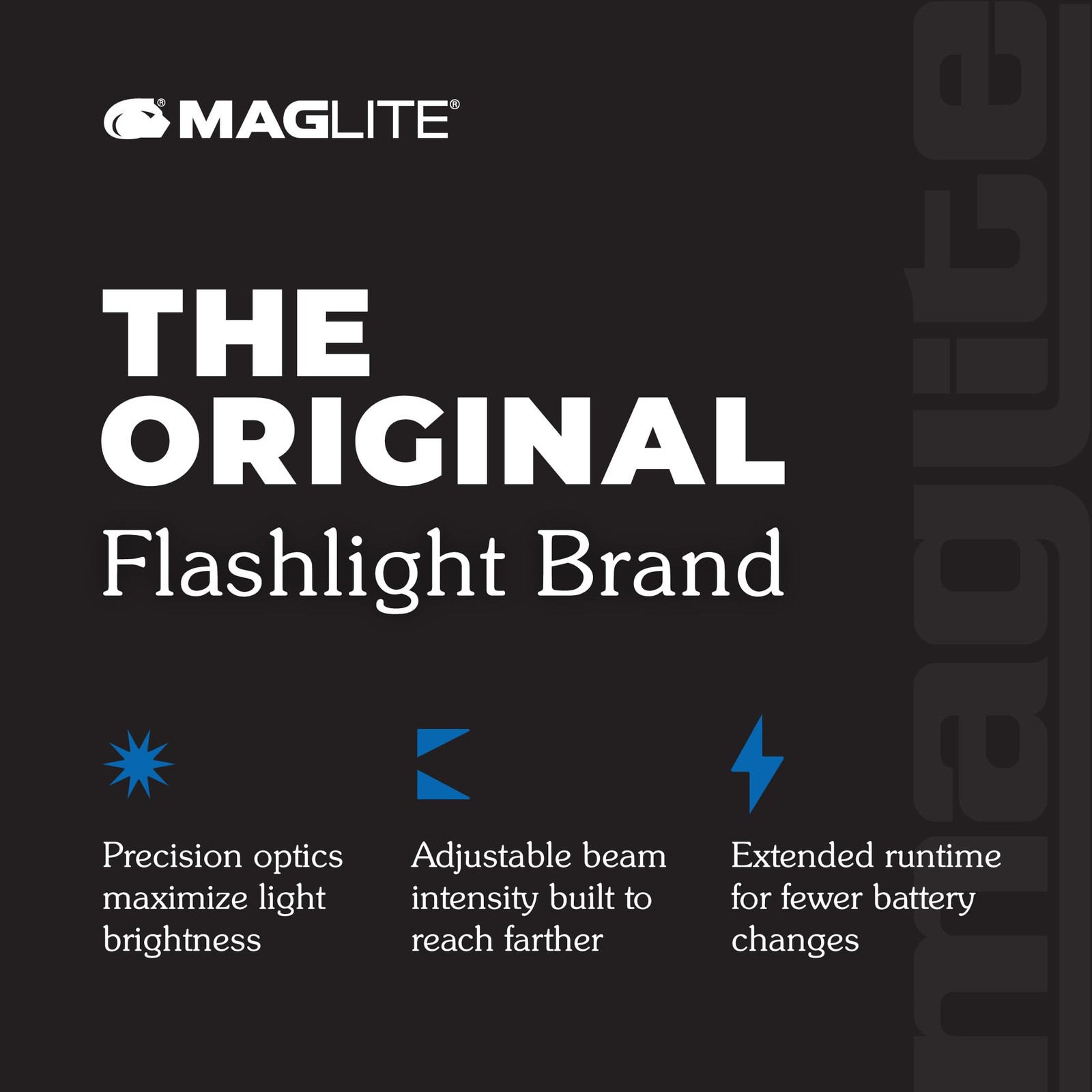 MagLite Mini Incandescent Flashlight – Compact, 2-Cell AAA, Silver